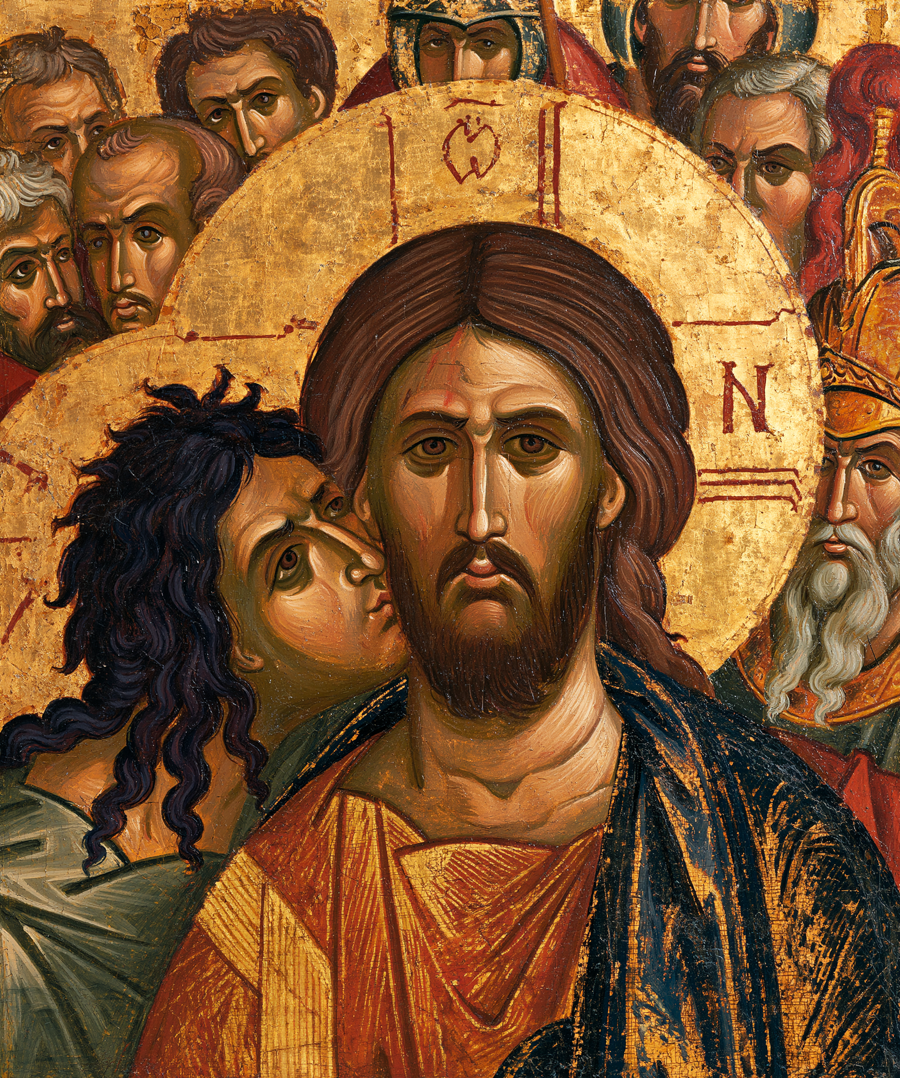 La Trahison de Judas — Byzantin contemporain · Portrait n° 11 — aperçu de la finition sélectionnée