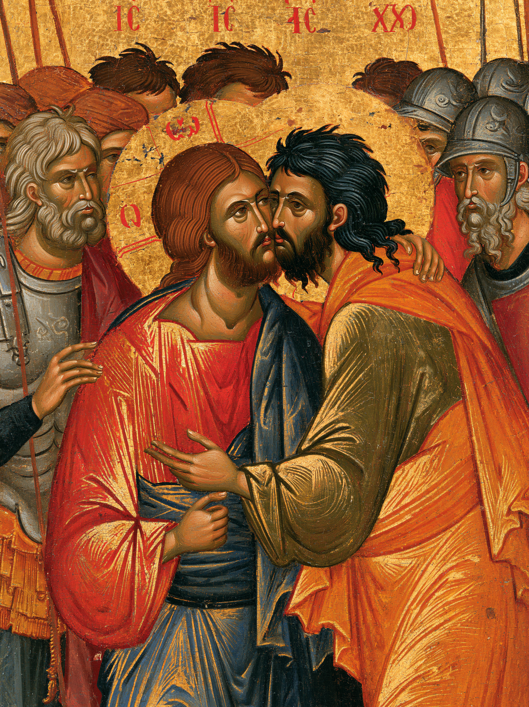 La Trahison de Judas — Byzantin contemporain · Portrait n° 12 — aperçu de la finition sélectionnée