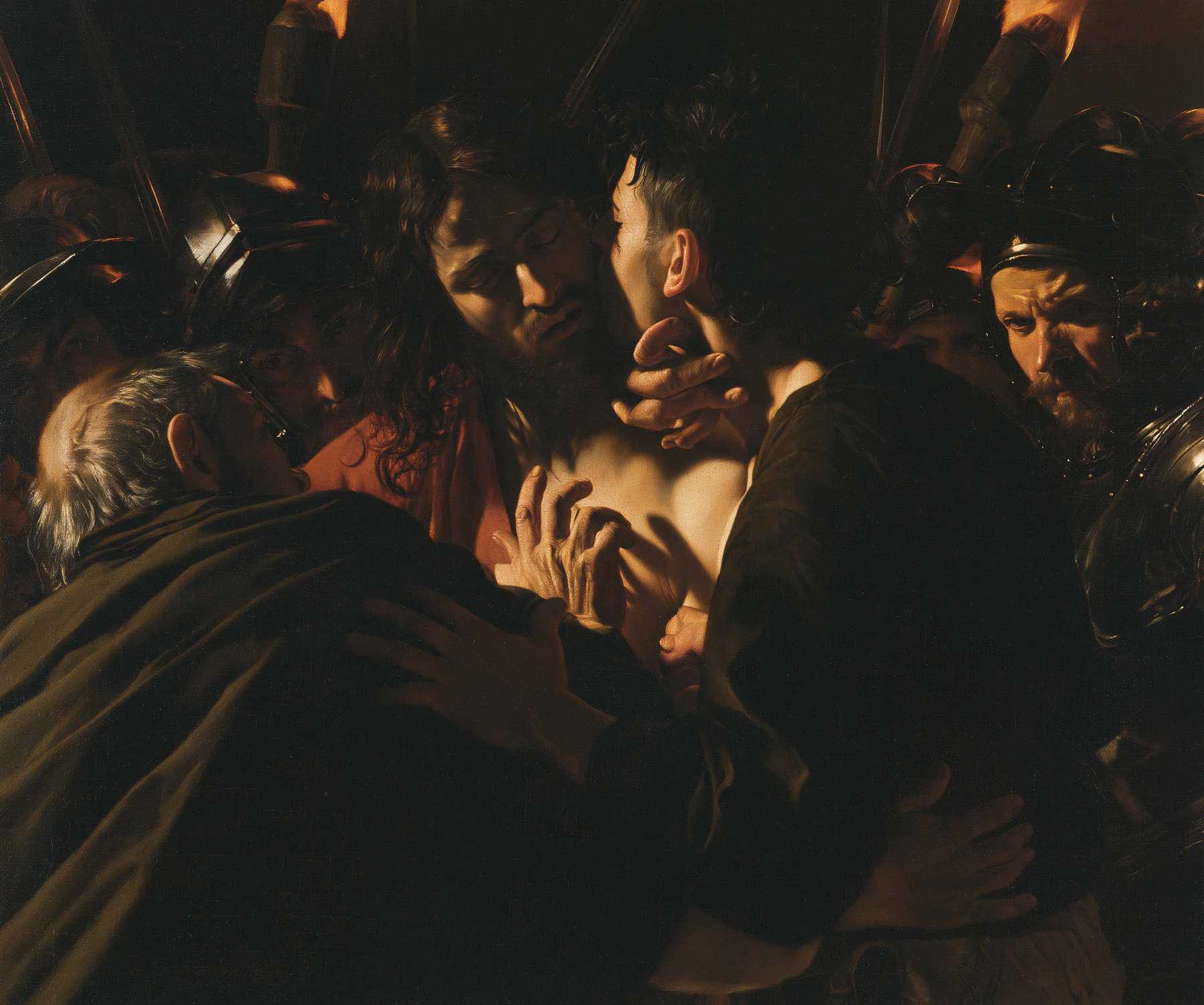 La Trahison de Judas — Caravage - ténébrisme · Paysage n° 2 — aperçu de la finition sélectionnée