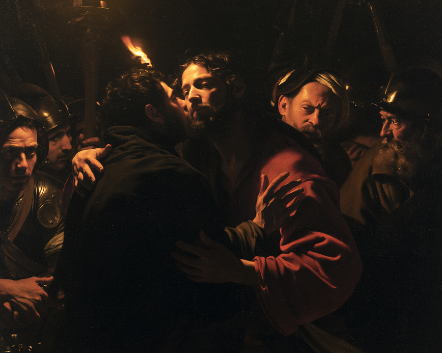 La Trahison de Judas — Caravage - ténébrisme · Paysage n° 4