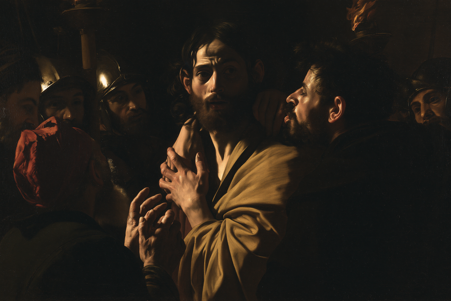La Trahison de Judas — Caravage - ténébrisme · Paysage n° 7