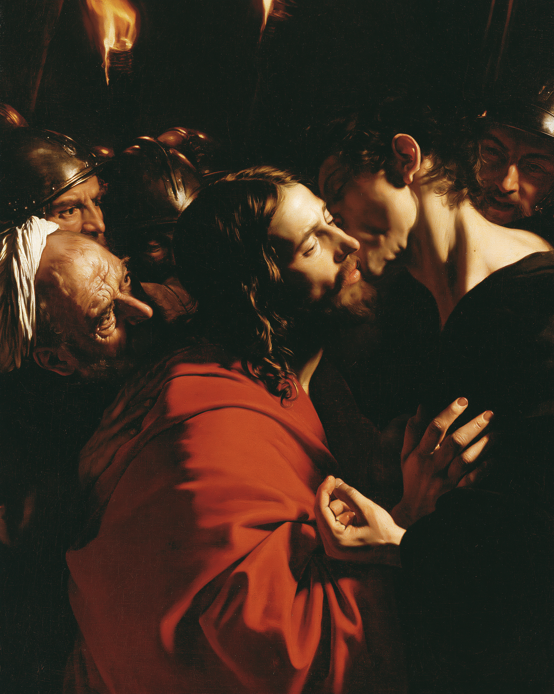 La Trahison de Judas — Caravage - ténébrisme · Portrait n° 9 — aperçu de la finition sélectionnée