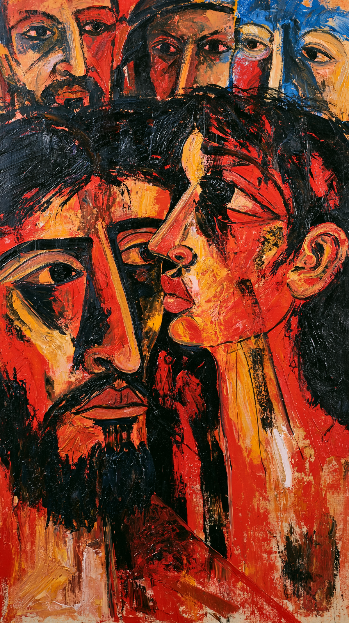 The Betrayal of Judas - Expressionist · Portrait n° 5 - Christian art
