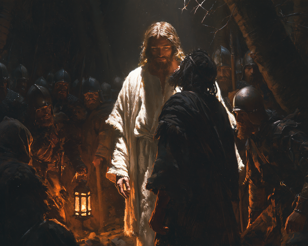 The Betrayal of Judas - Divine Light · Landscape n° 3 - Christian art