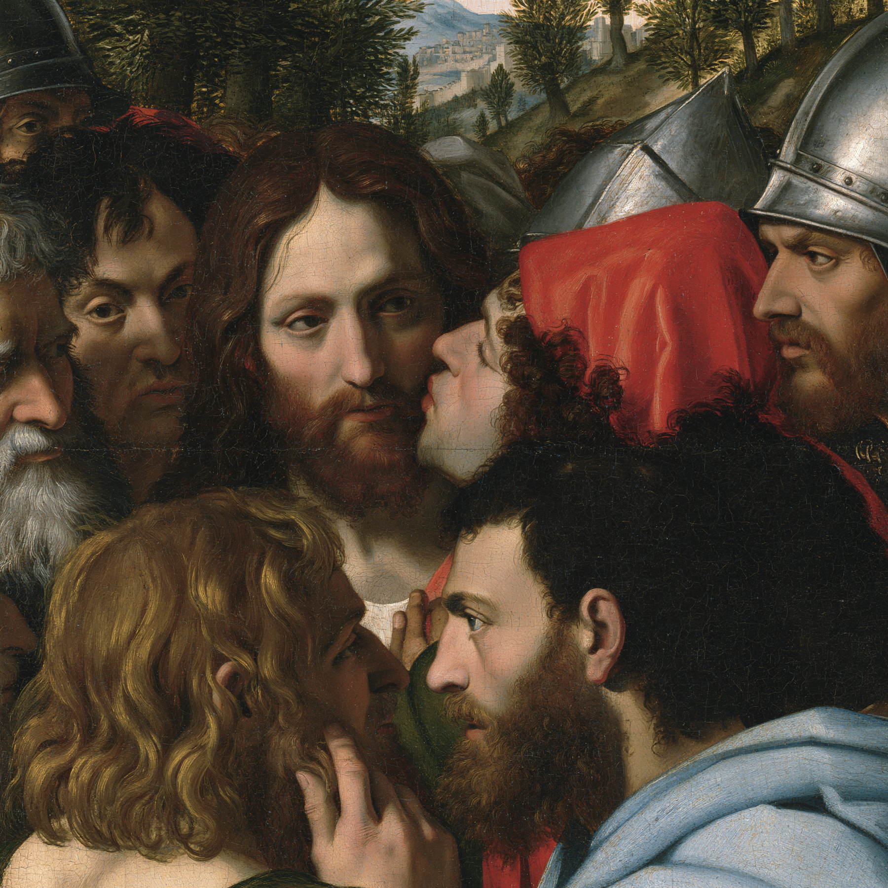 La Trahison de Judas — Renaissance florentine · Carré n° 1 — aperçu de la finition sélectionnée