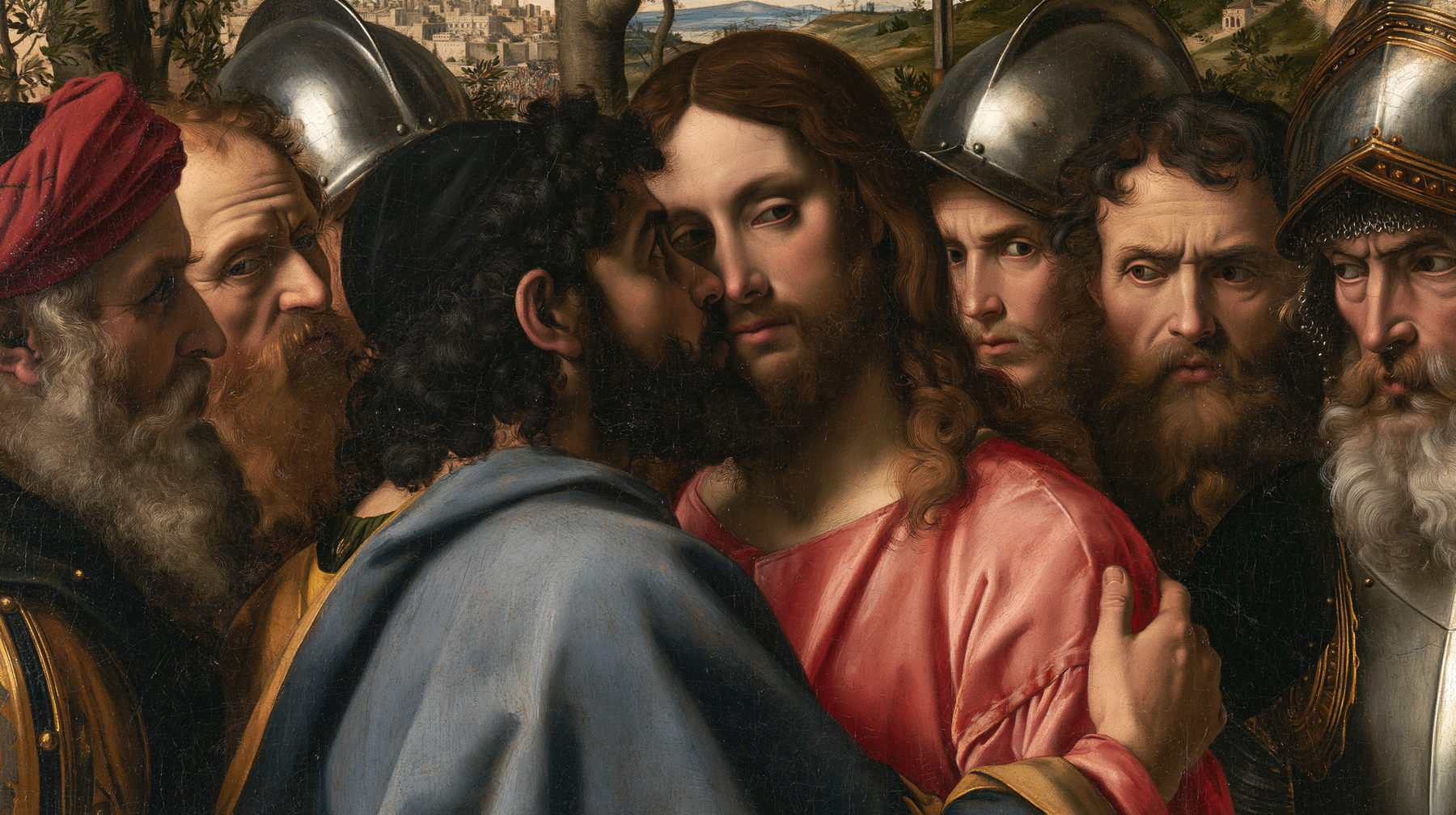 La Trahison de Judas — Renaissance florentine · Paysage n° 6 — aperçu de la finition sélectionnée