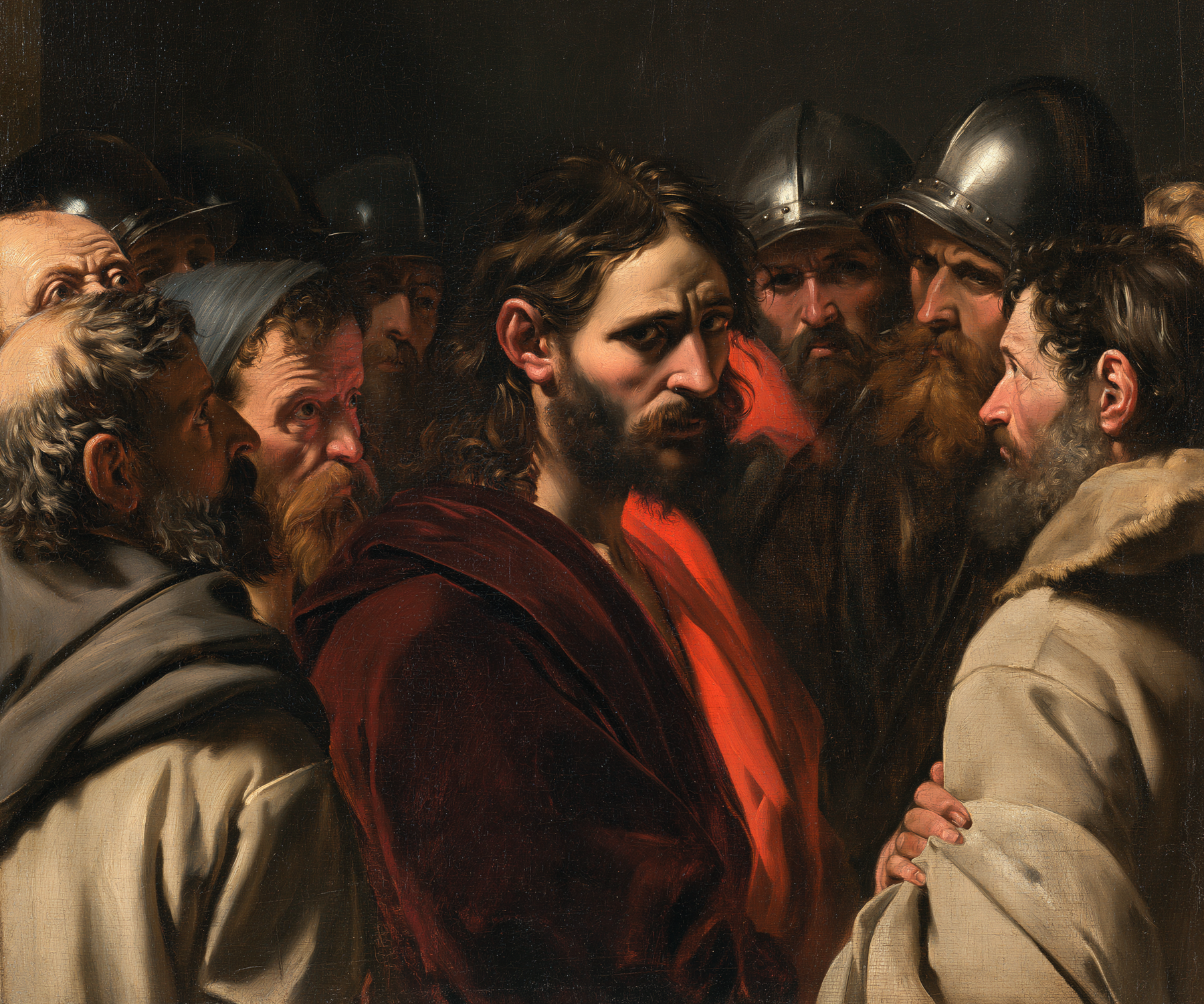 La Trahison de Judas — Rouge du sacrifice · Paysage n° 2 — aperçu de la finition sélectionnée