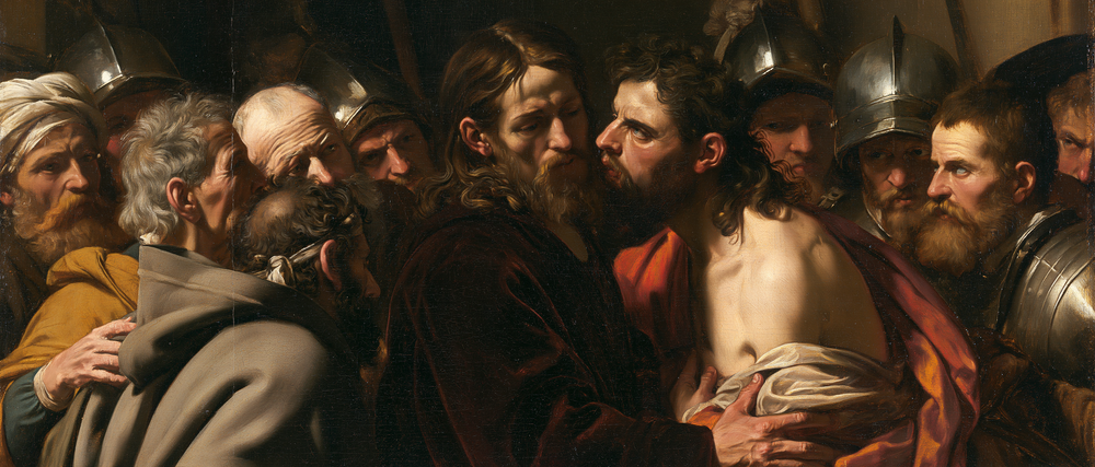 The Betrayal of Judas - Sacrificial Red · Landscape n° 6 - Christian art