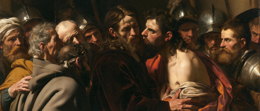 La Trahison de Judas — Rouge du sacrifice · Paysage n° 6