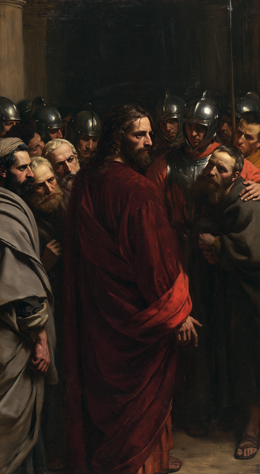 La Trahison de Judas — Rouge du sacrifice · Portrait n° 4