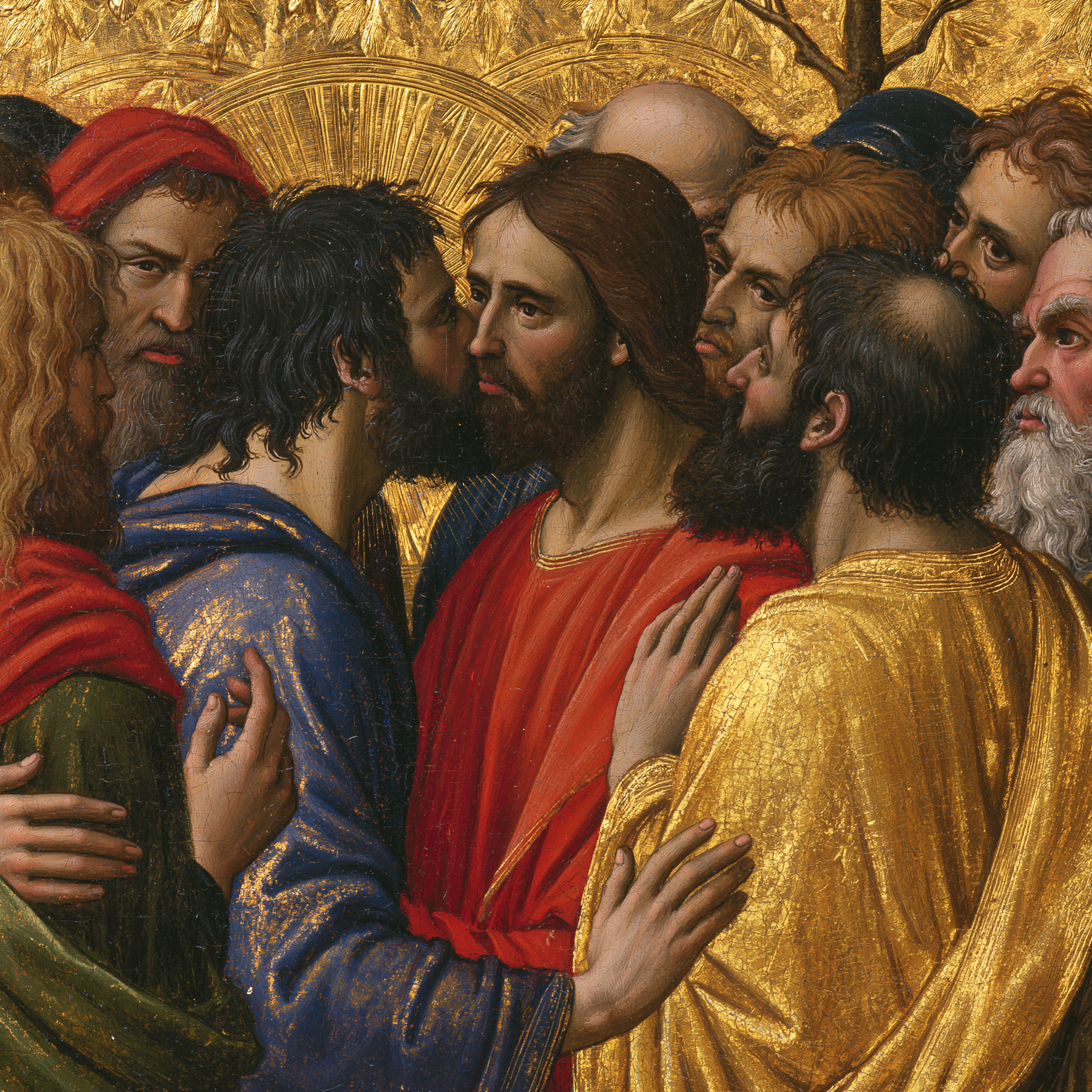 La Trahison de Judas — Sacré doré · Carré n° 1 — aperçu de la finition sélectionnée