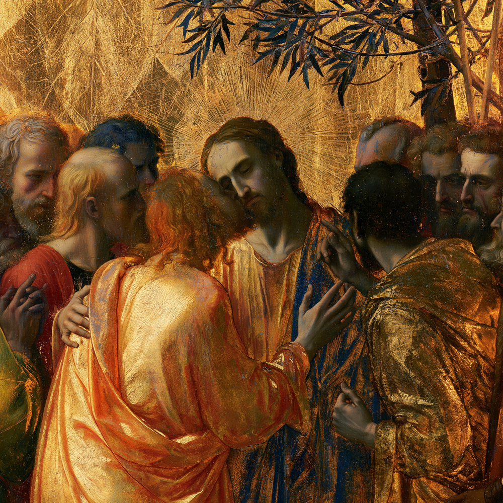 The Betrayal of Judas - Sacred Gold · Square n° 2 - Christian art