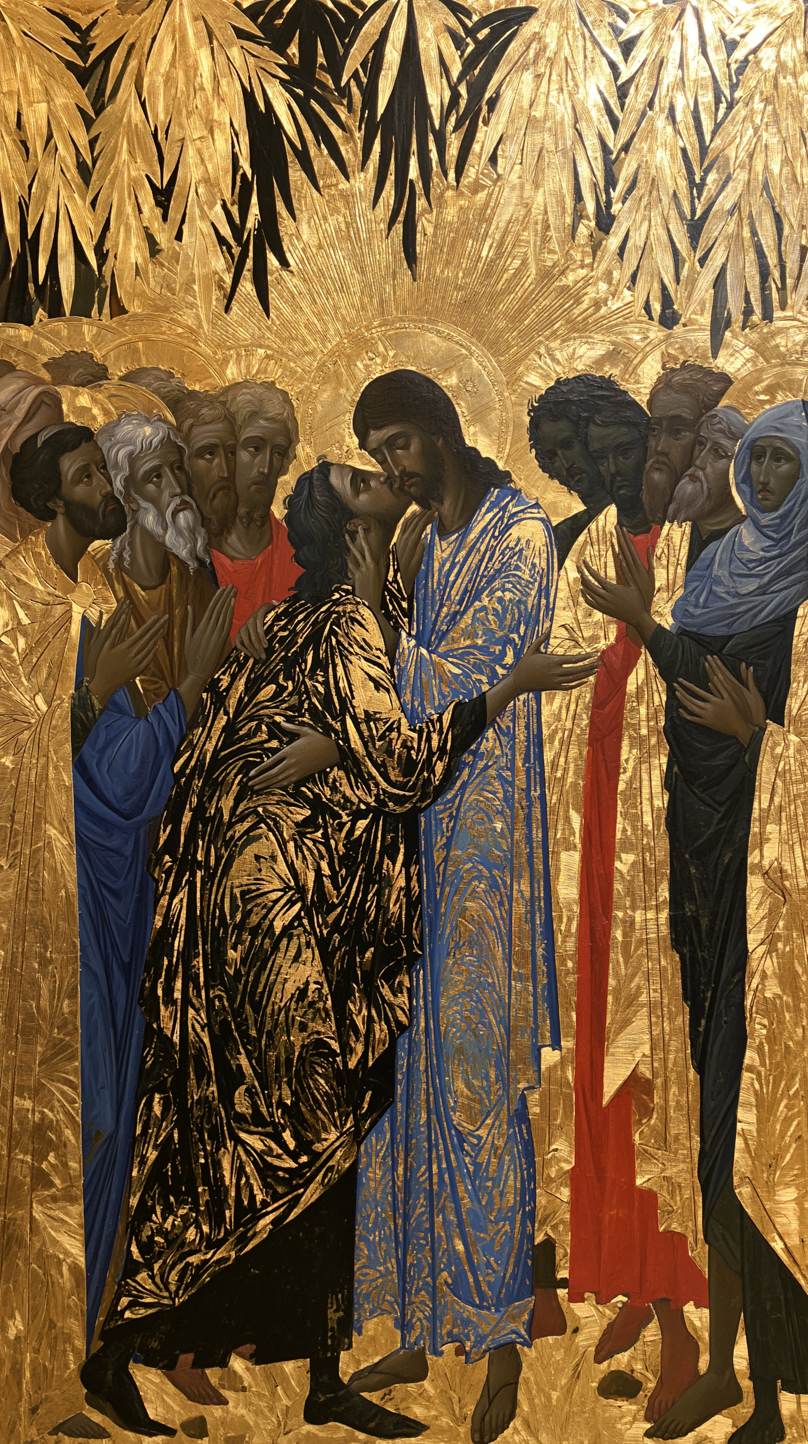 La Trahison de Judas — Sacré doré · Portrait n° 1 — aperçu de la finition sélectionnée