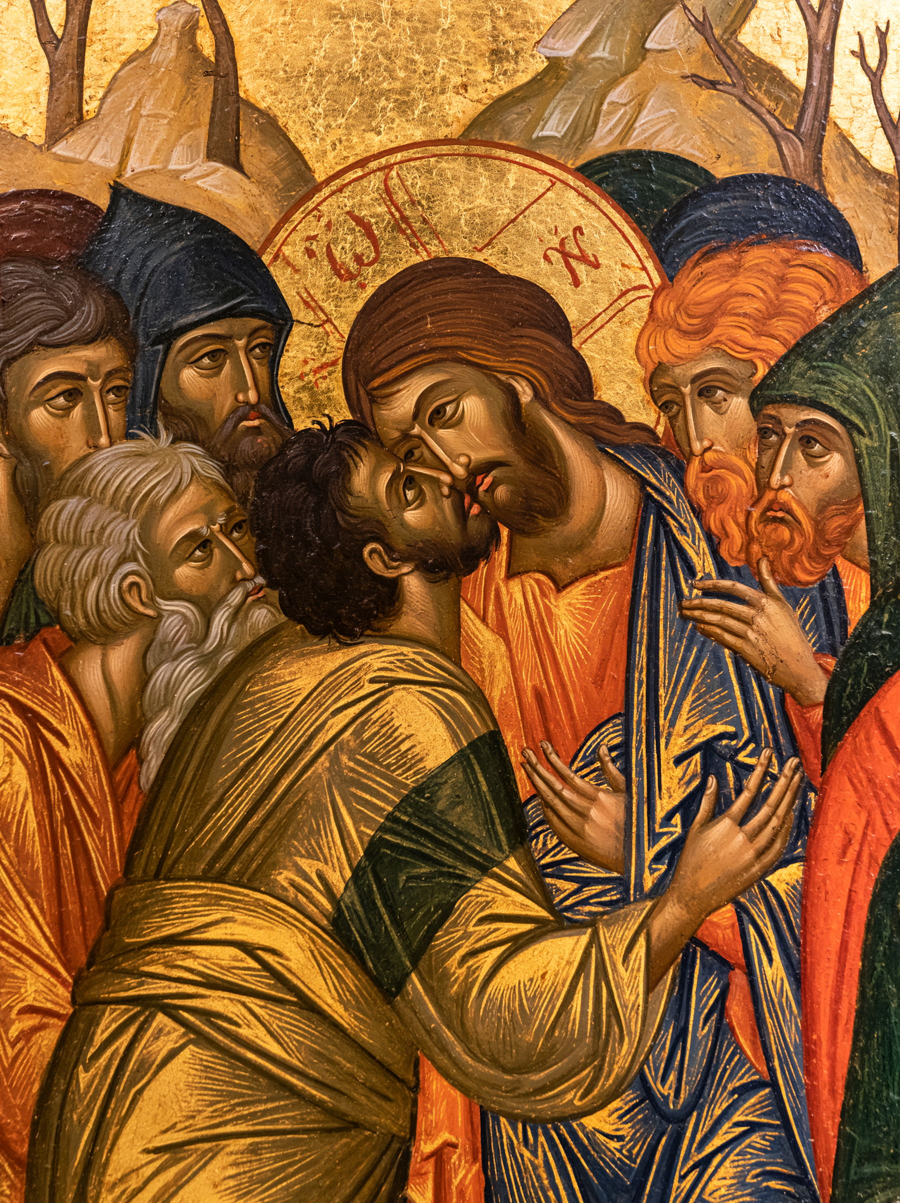 La Trahison de Judas — Sacré doré · Portrait n° 2 — aperçu de la finition sélectionnée