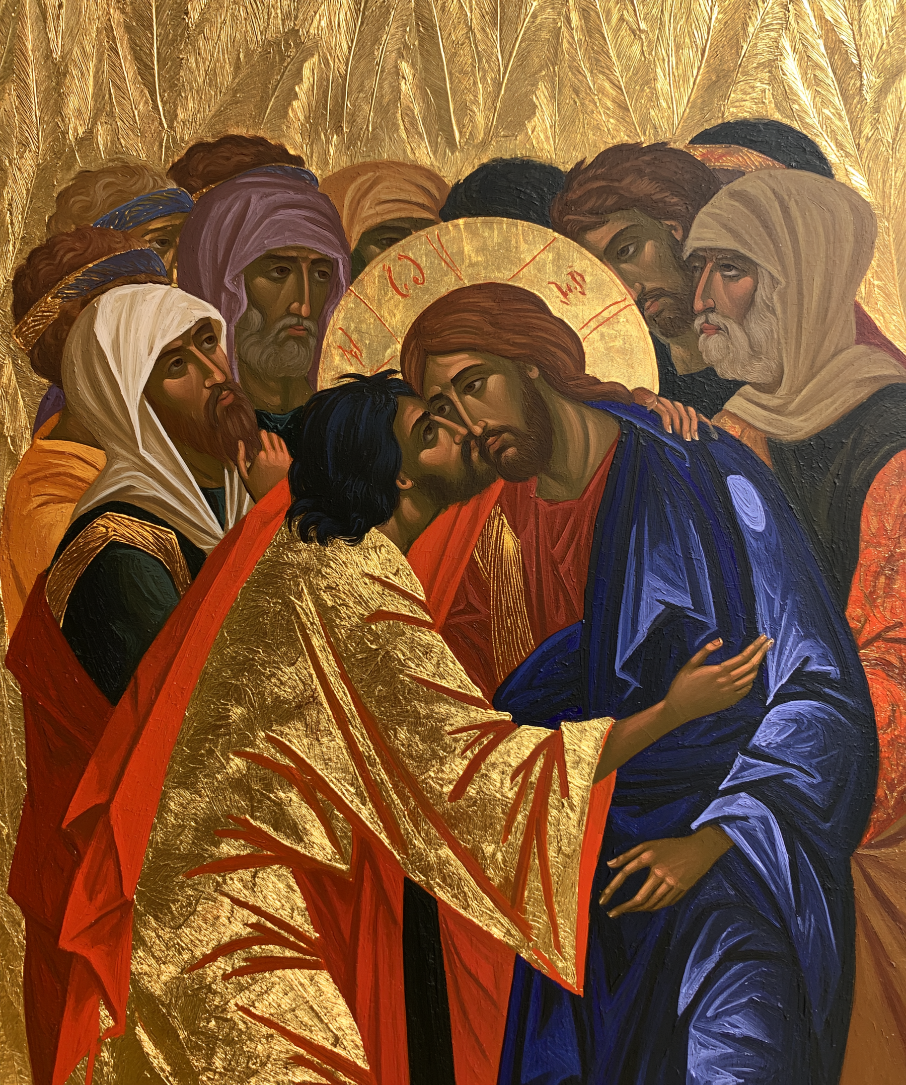 La Trahison de Judas — Sacré doré · Portrait n° 4 — aperçu de la finition sélectionnée
