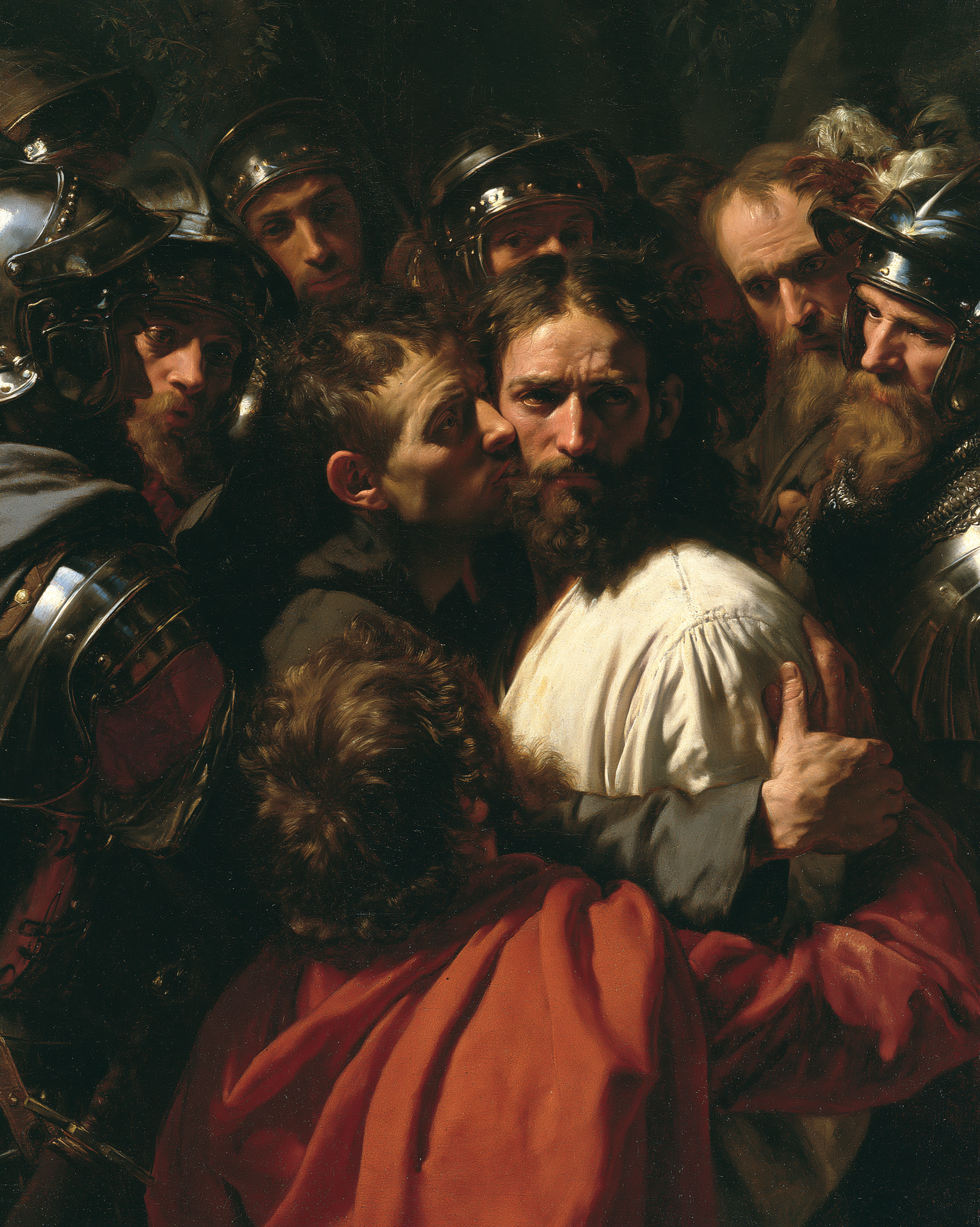 La Trahison de Judas — Silence sacré · Portrait n° 7 — aperçu de la finition sélectionnée