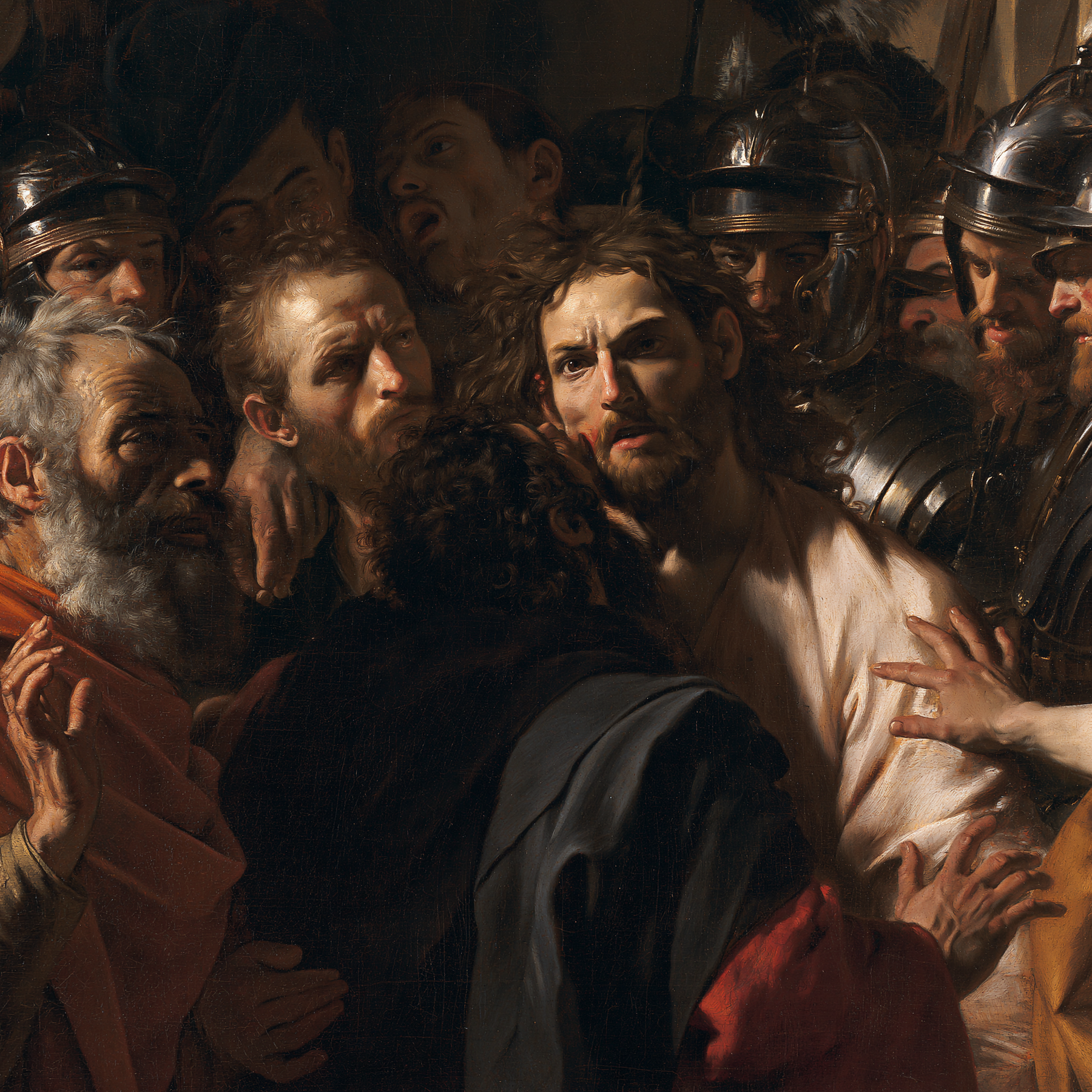 La Trahison de Judas — Vue monumentale sacrée · Carré n° 1 — aperçu de la finition sélectionnée