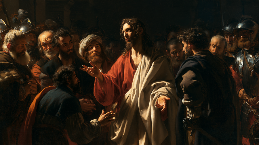 La Trahison de Judas — Vue monumentale sacrée · Paysage n° 8