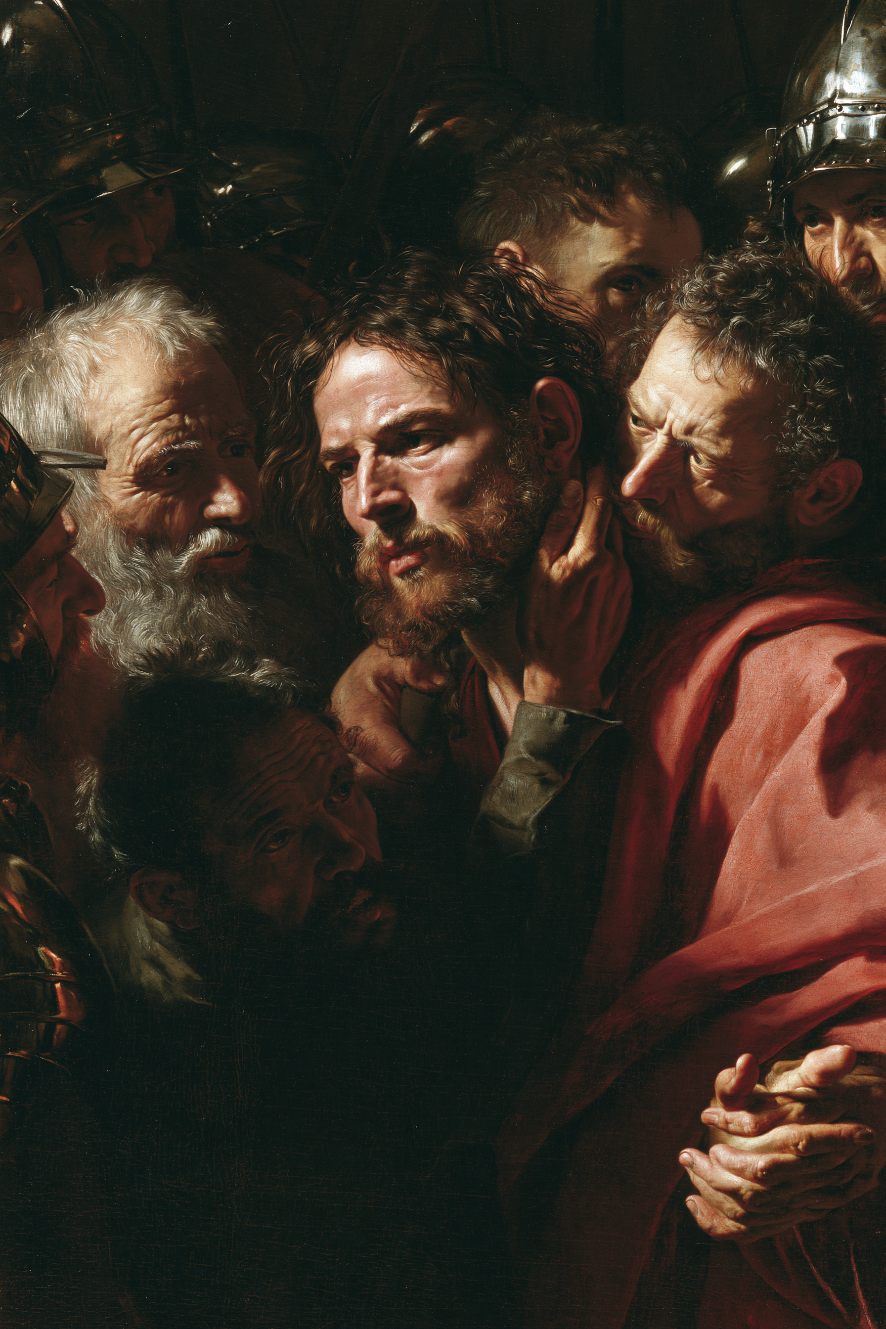 La Trahison de Judas — Vue monumentale sacrée · Portrait n° 7 — aperçu de la finition sélectionnée