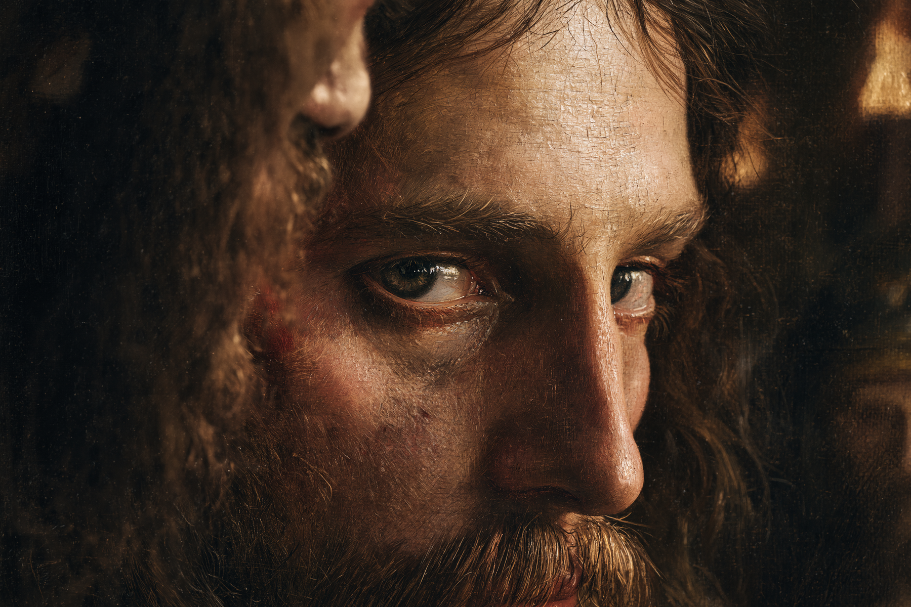 La Trahison de Judas — Vue rapprochée psychologique · Paysage n° 5 — aperçu de la finition sélectionnée