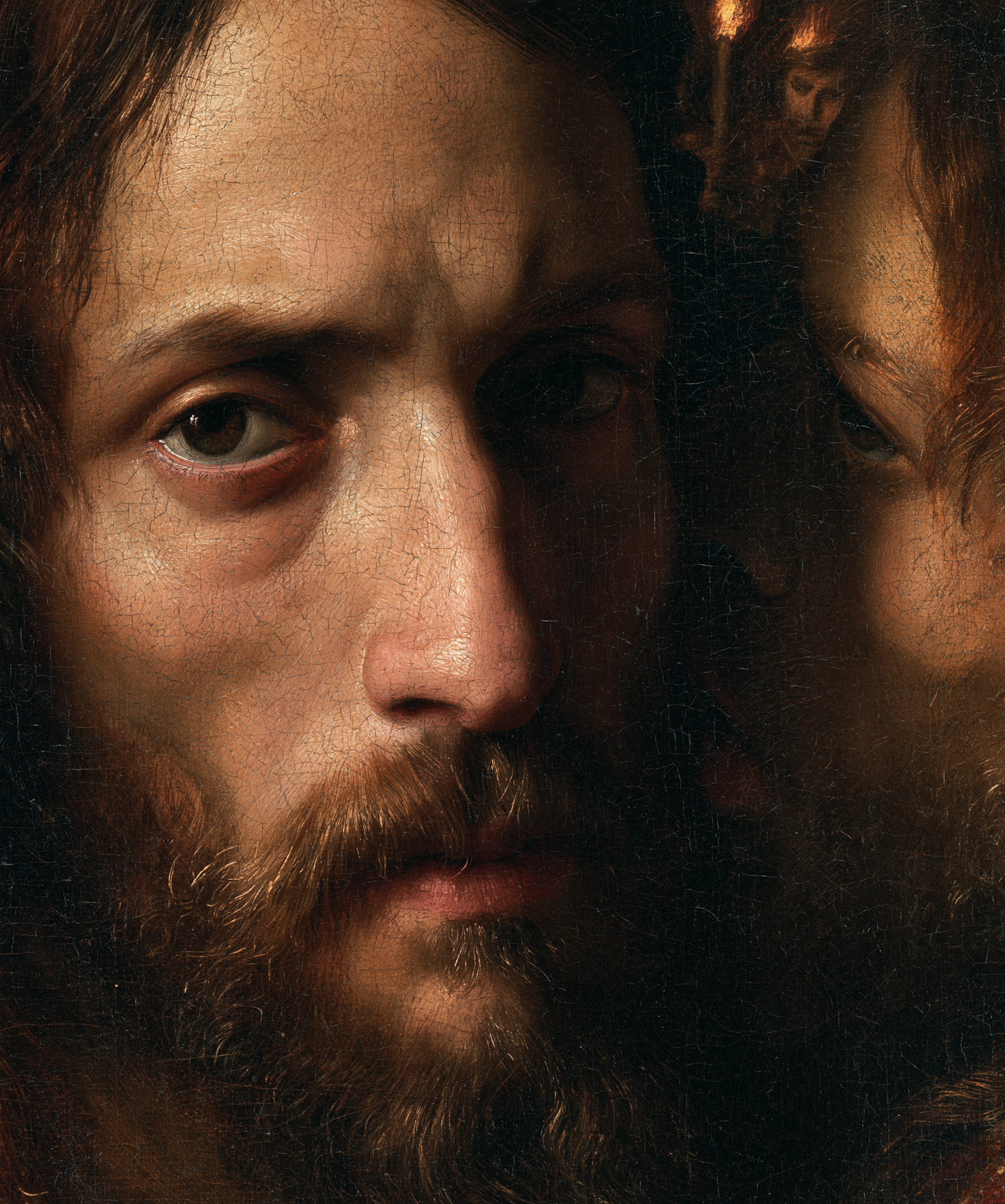 La Trahison de Judas — Vue rapprochée psychologique · Portrait n° 1 — aperçu de la finition sélectionnée