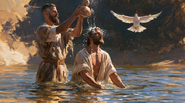 The Baptism of Jesus – Expressionist · Kneeling in the Jordan · Landscape no. 11