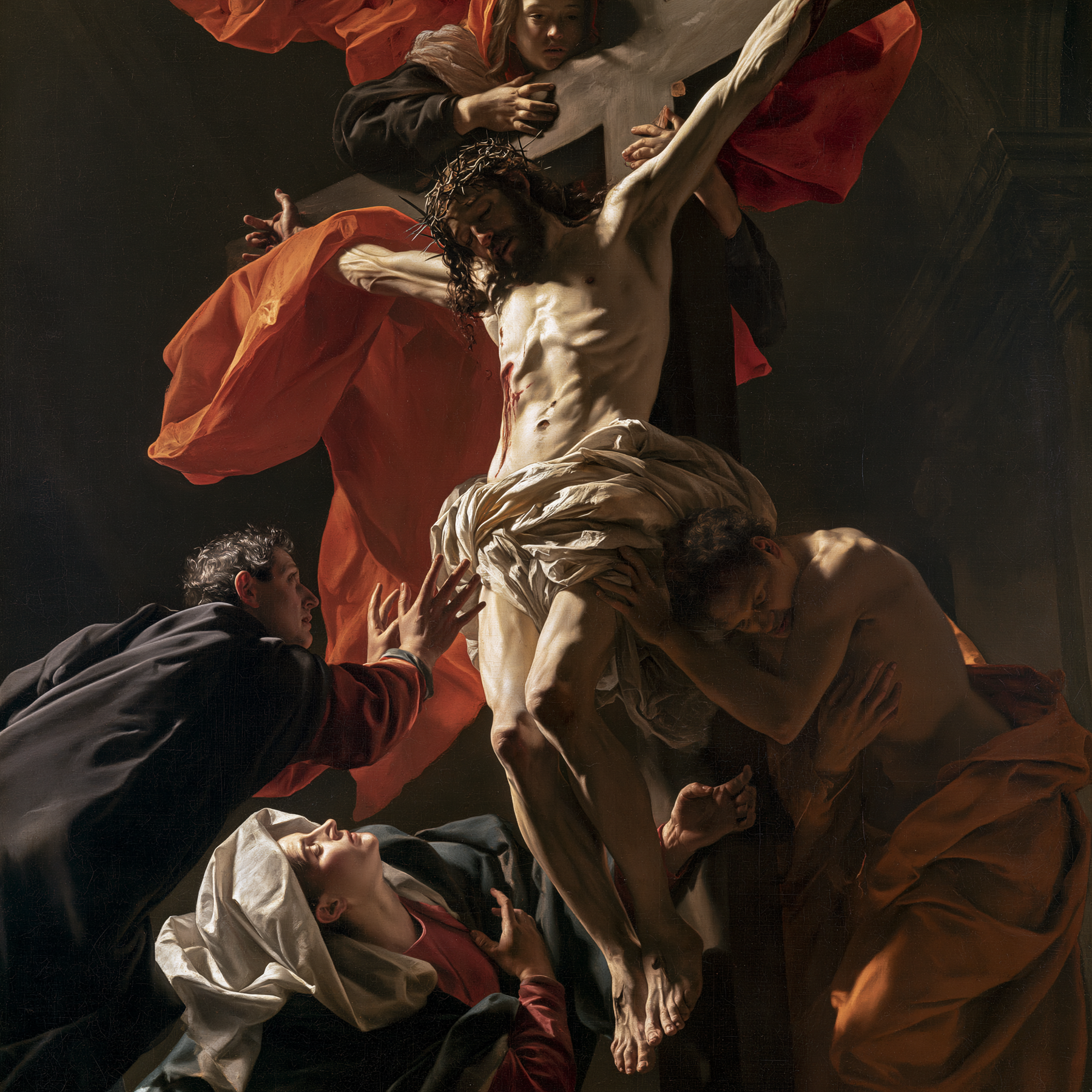 La Crucifixion — Baroque théâtral · Carré n° 2 — aperçu de la finition sélectionnée