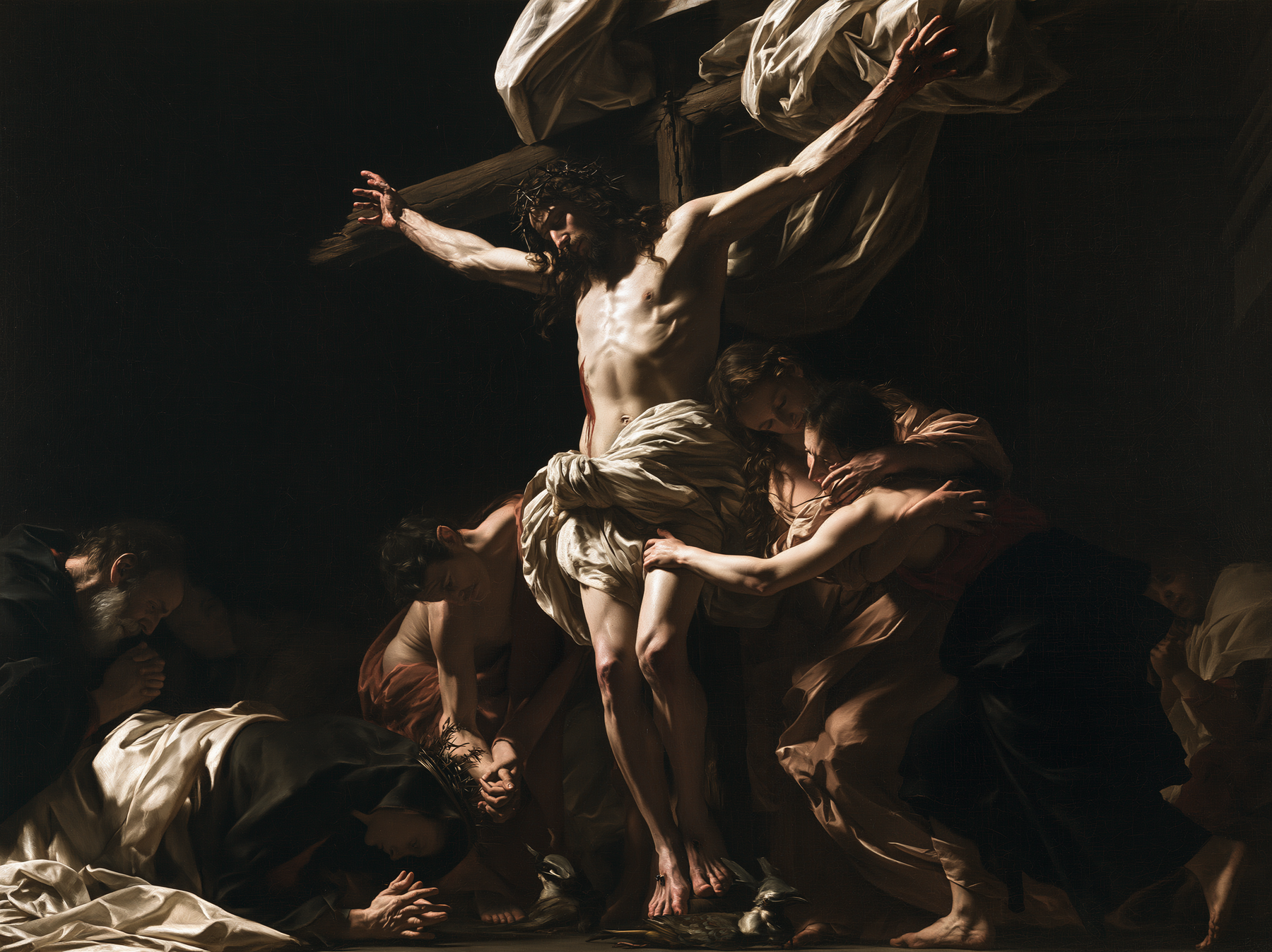 La Crucifixion — Baroque théâtral · Paysage n° 3 — aperçu de la finition sélectionnée