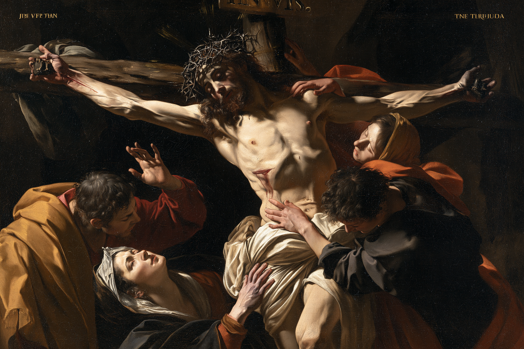 La Crucifixion — Baroque théâtral · Paysage n° 4 — aperçu de la finition sélectionnée