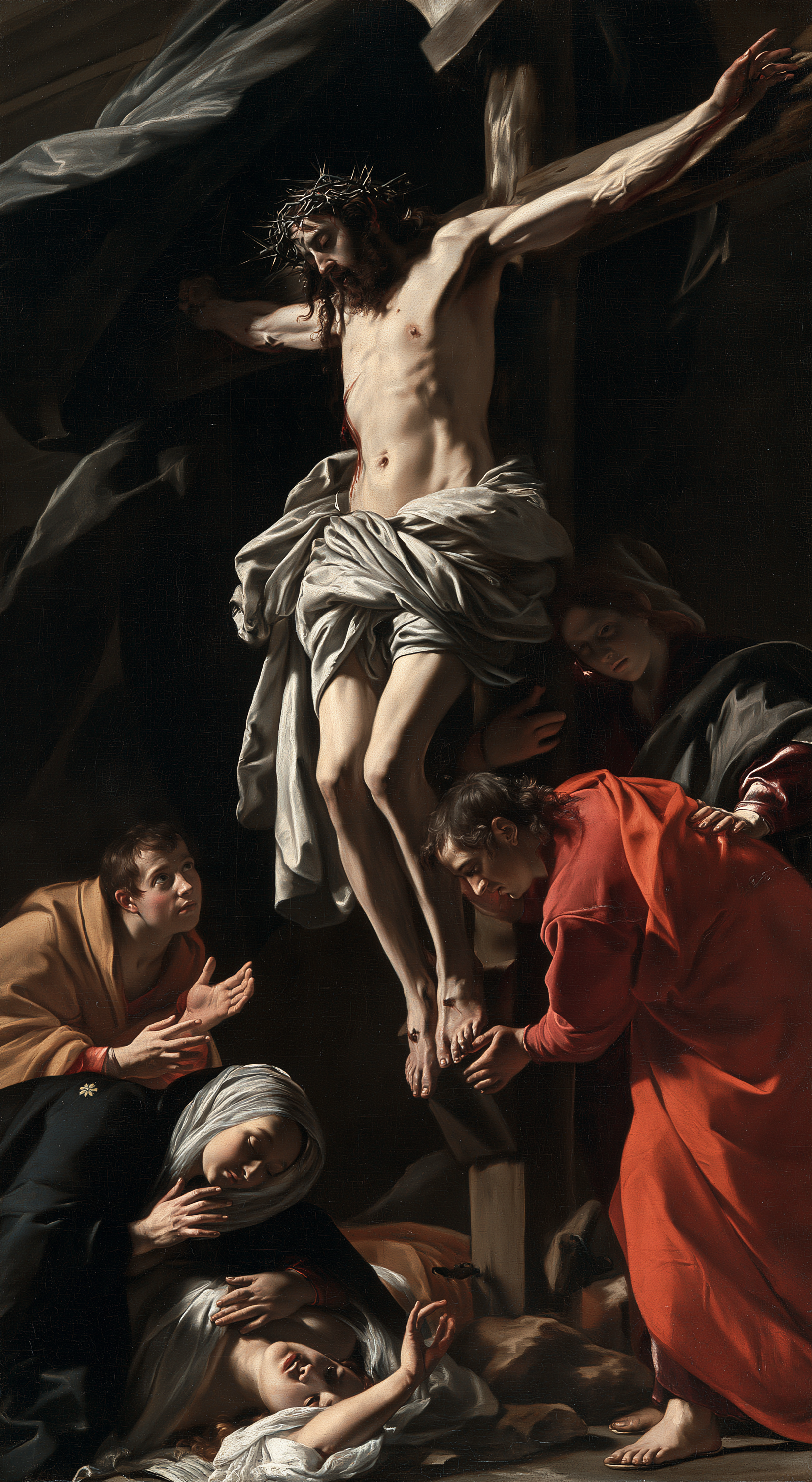 La Crucifixion — Baroque théâtral · Portrait n° 3 — aperçu de la finition sélectionnée