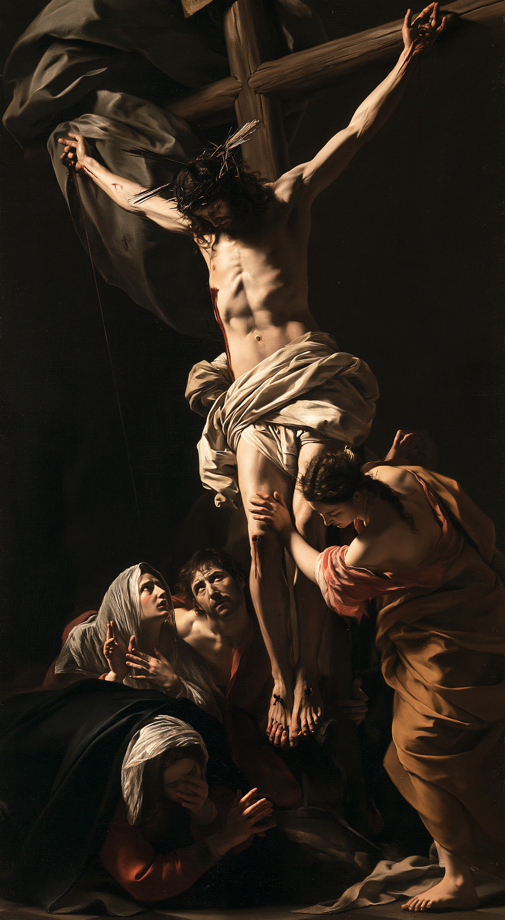 La Crucifixion — Baroque théâtral · Portrait n° 6 — aperçu de la finition sélectionnée