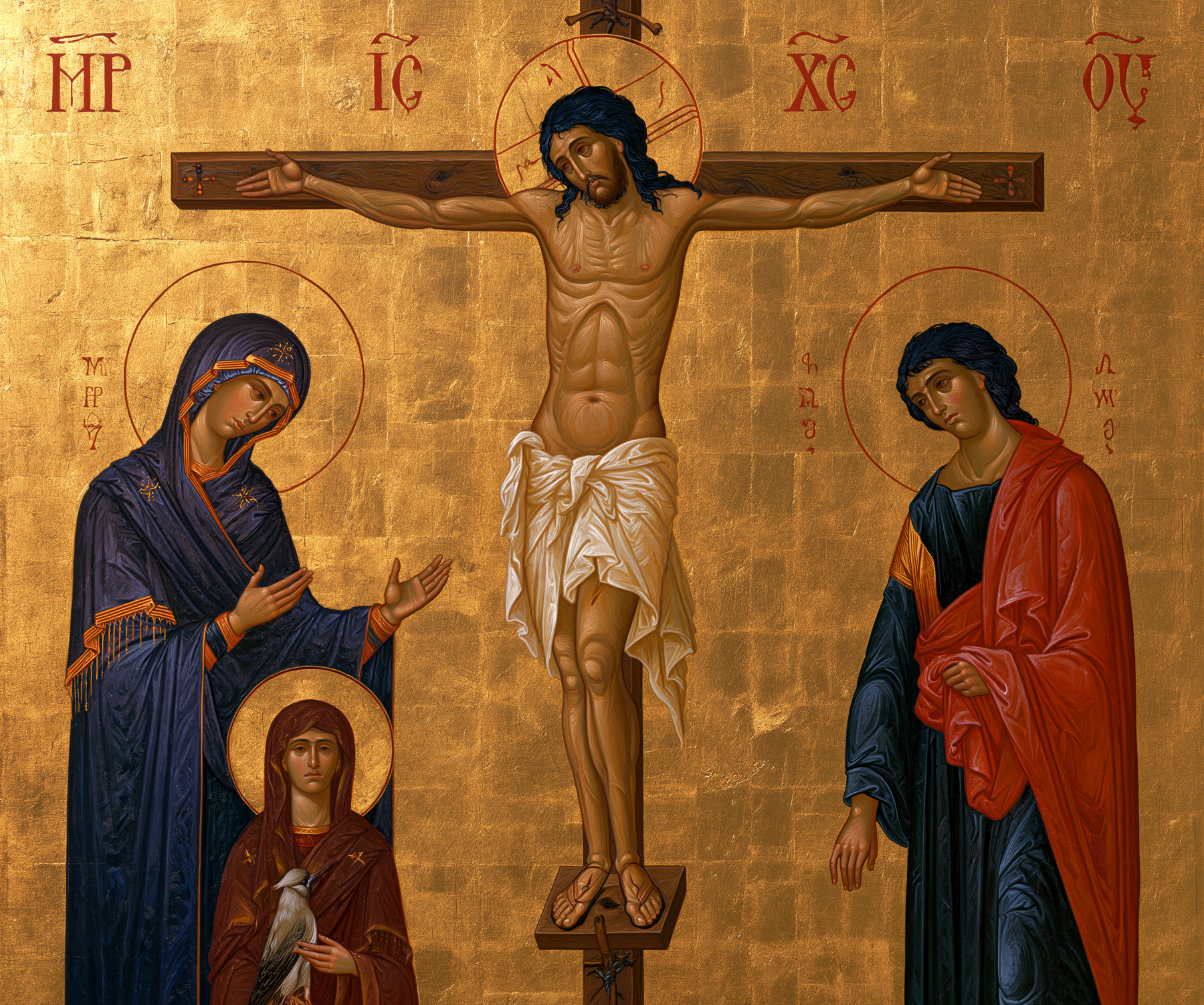 La Crucifixion — Byzantin contemporain · Paysage n° 1 — aperçu de la finition sélectionnée