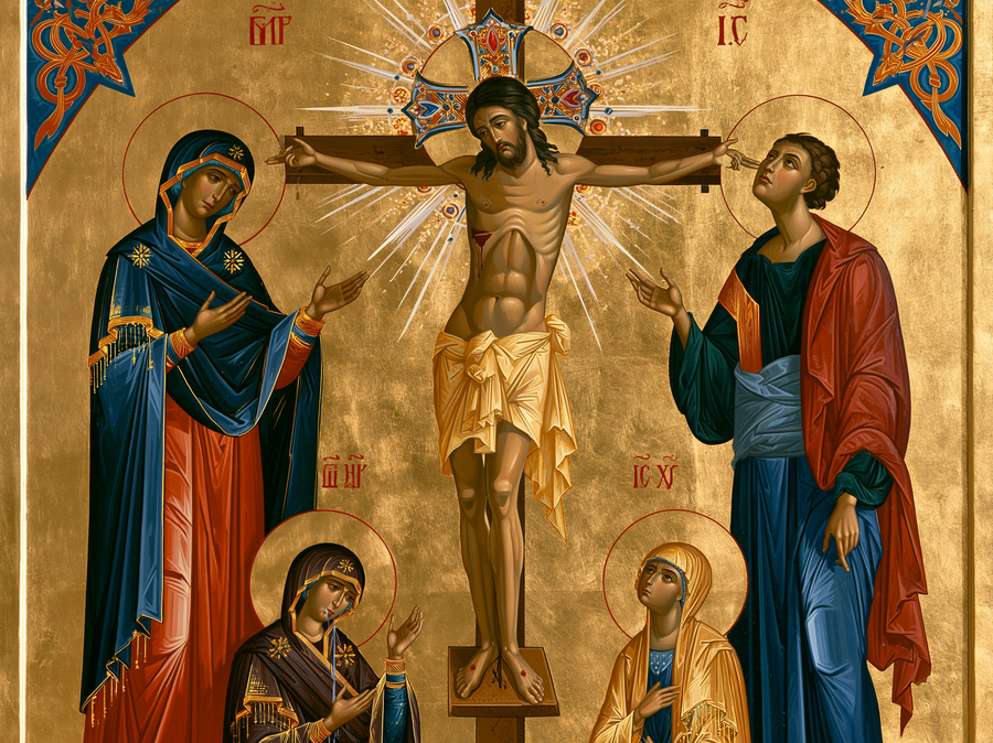 La Crucifixion — Byzantin contemporain · Paysage n° 3