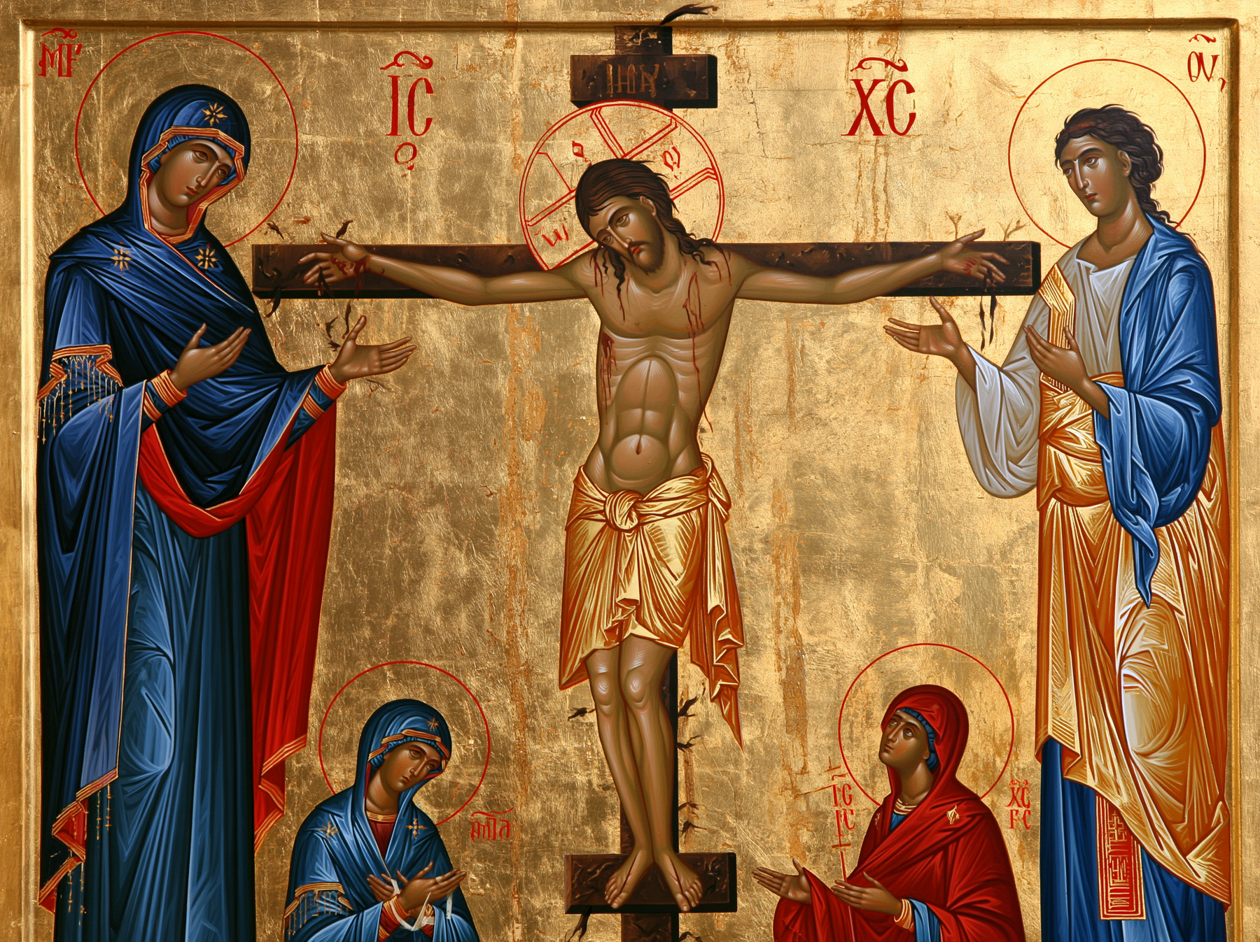 La Crucifixion — Byzantin contemporain · Paysage n° 4 — aperçu de la finition sélectionnée