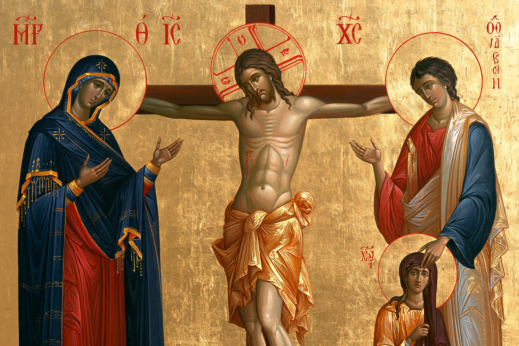 La Crucifixion — Byzantin contemporain · Paysage n° 5 — aperçu de la finition sélectionnée