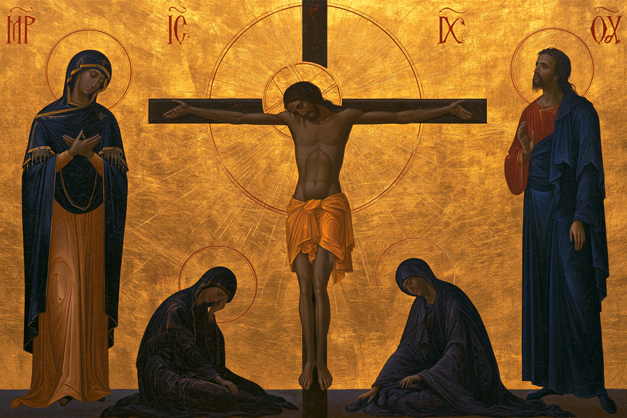 La Crucifixion — Byzantin contemporain · Paysage n° 6