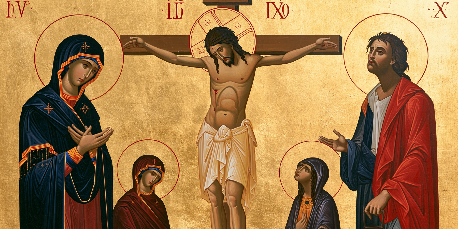 La Crucifixion — Byzantin contemporain · Paysage n° 8 — aperçu de la finition sélectionnée