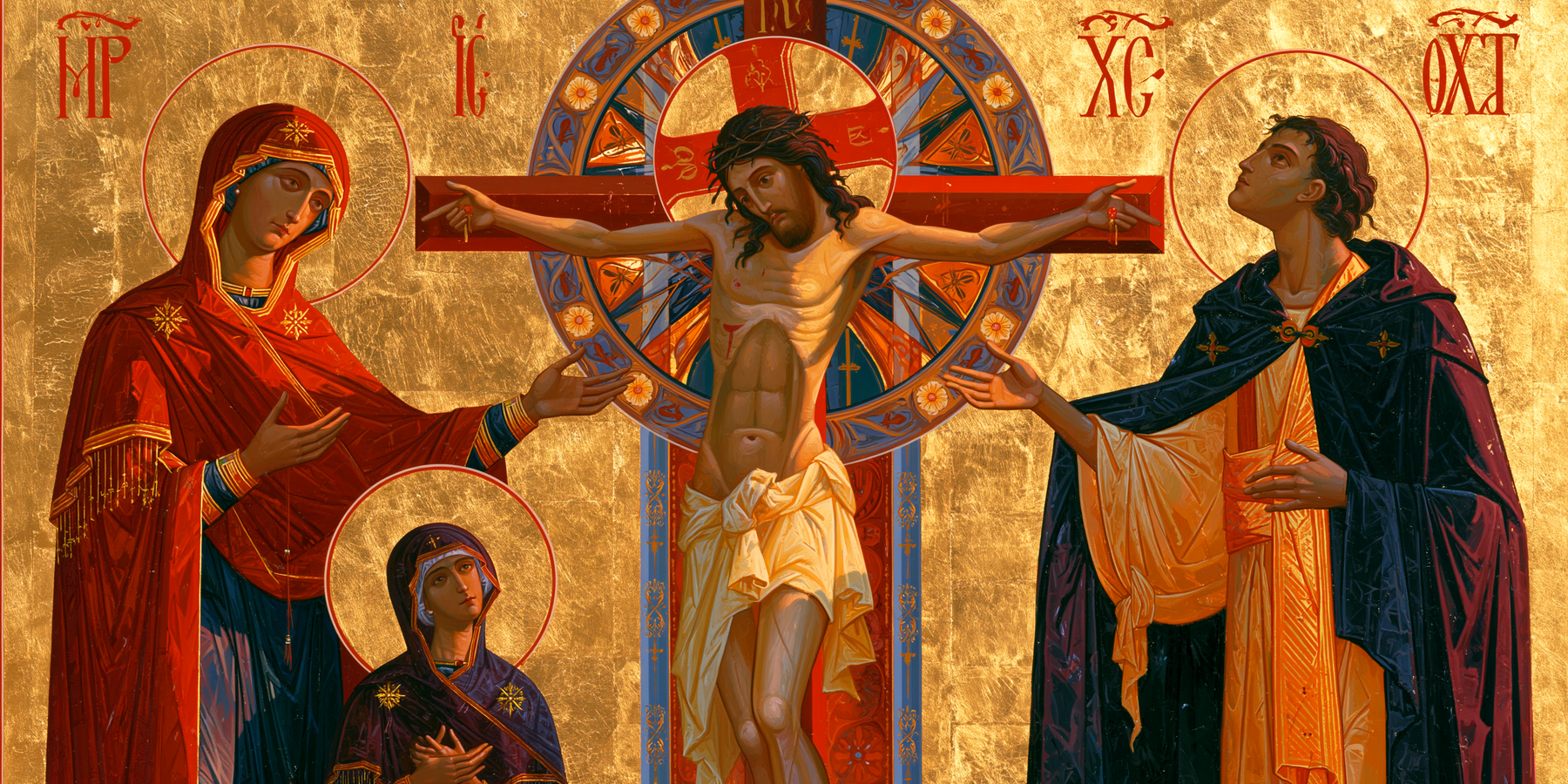 La Crucifixion — Byzantin contemporain · Paysage n° 9 — aperçu de la finition sélectionnée
