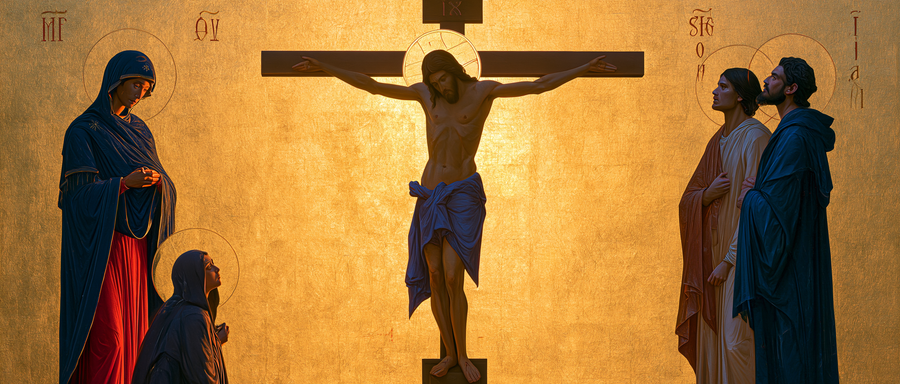La Crucifixion — Byzantin contemporain · Paysage n° 11