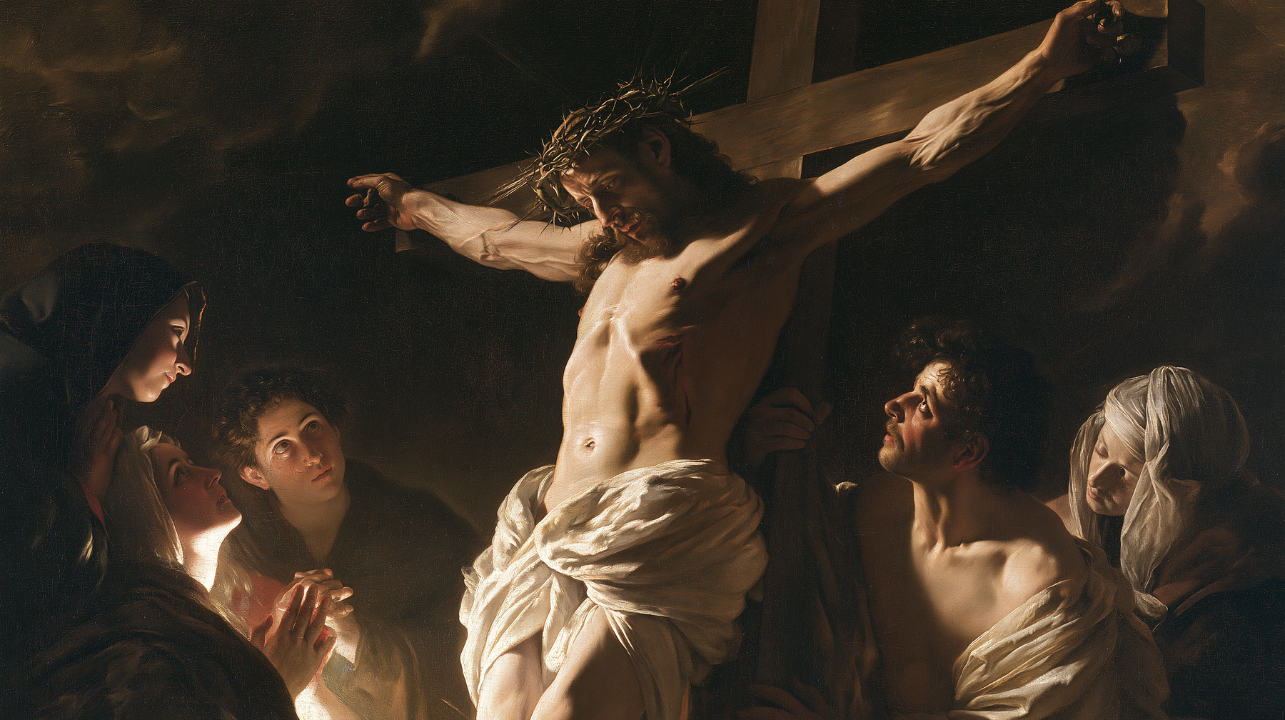 La Crucifixion — Caravage - ténébrisme · Paysage n° 3 — aperçu de la finition sélectionnée