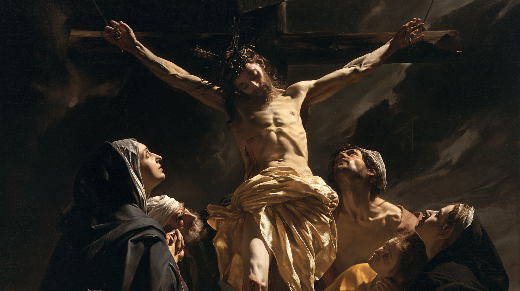 La Crucifixion — Caravage - ténébrisme · Paysage n° 4 — aperçu de la finition sélectionnée