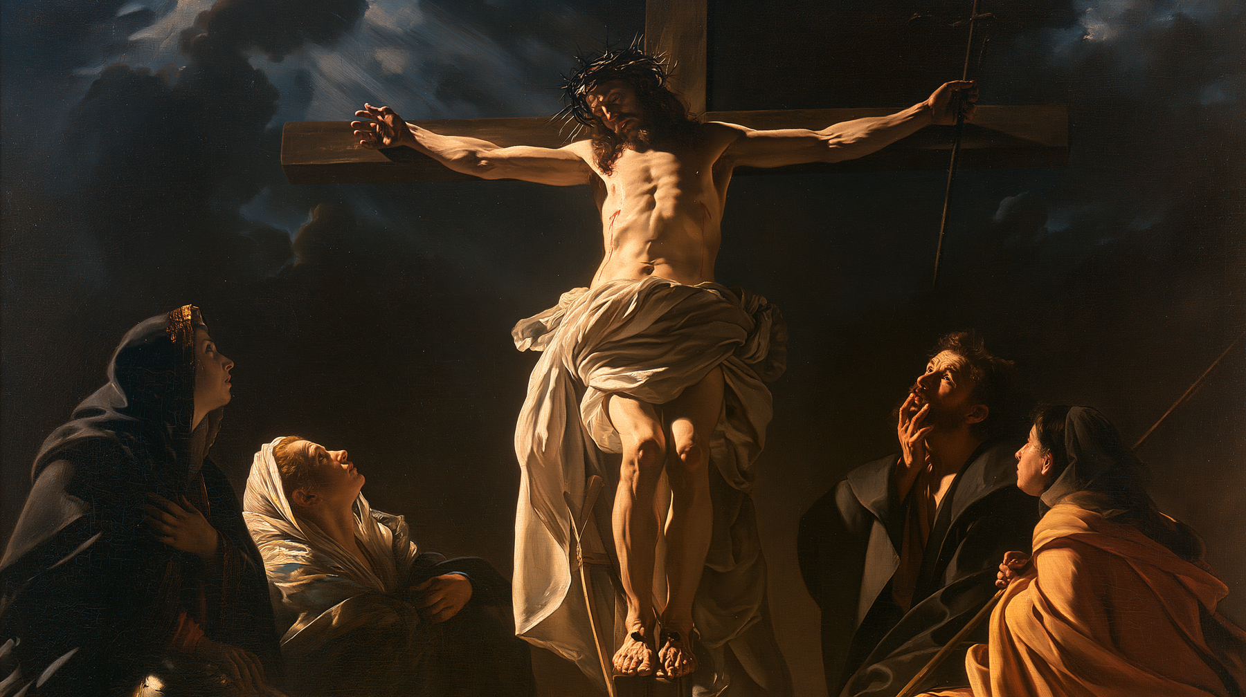 La Crucifixion — Caravage - ténébrisme · Paysage n° 6 — aperçu de la finition sélectionnée