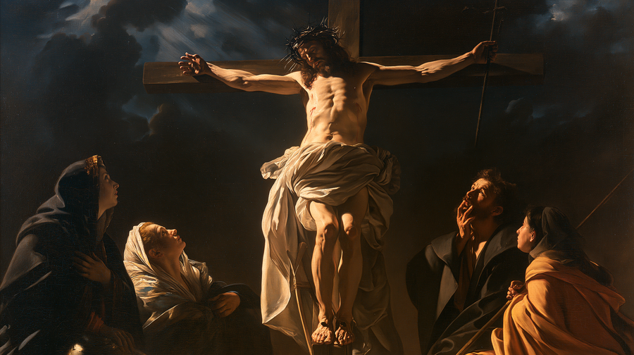 La Crucifixion — Caravage - ténébrisme · Paysage n° 6