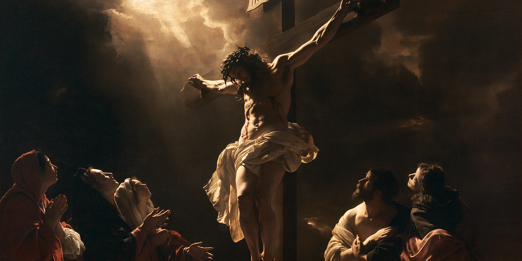 La Crucifixion — Caravage - ténébrisme · Paysage n° 10 — aperçu de la finition sélectionnée