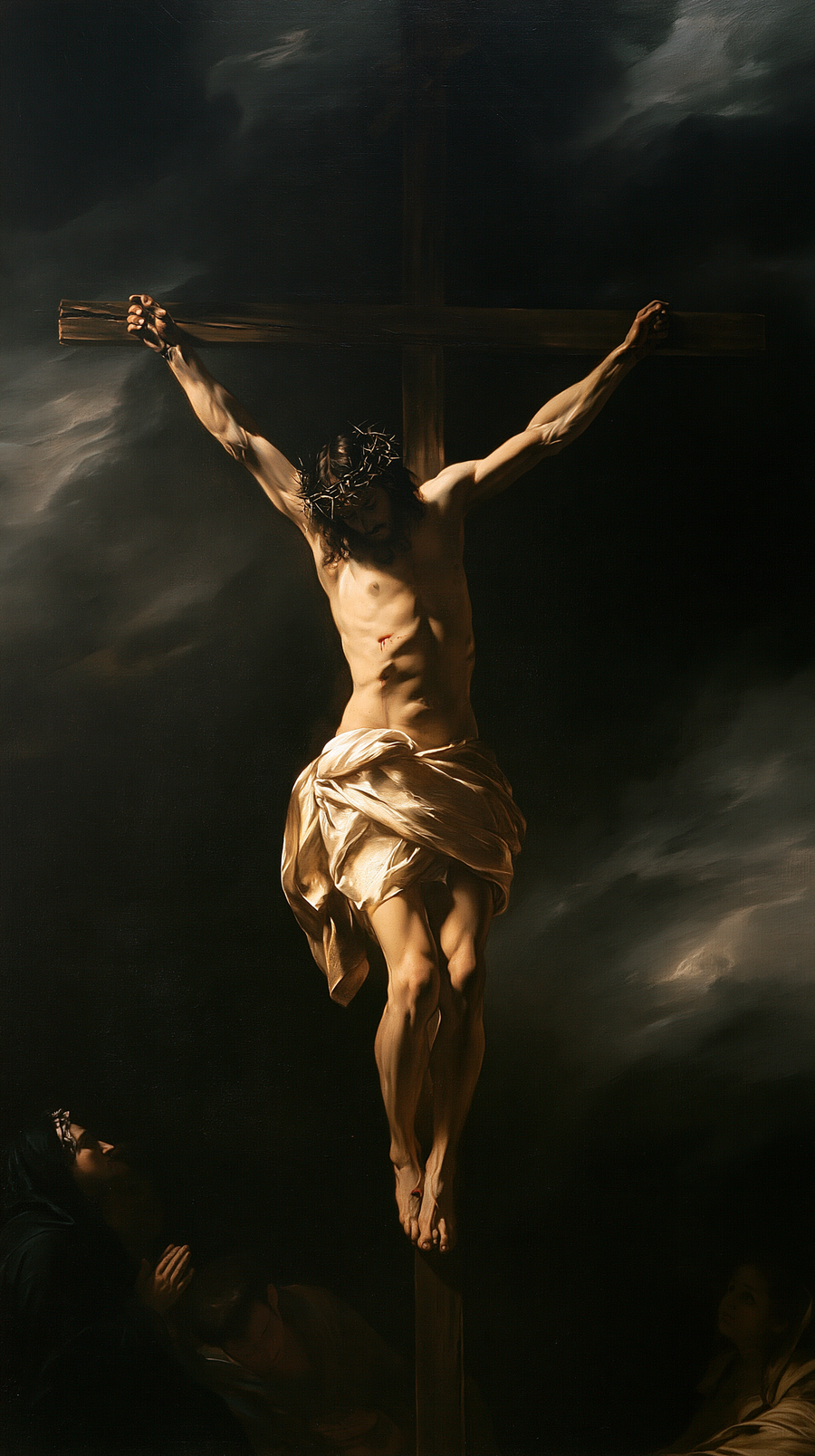 La Crucifixion — Caravage - ténébrisme · Portrait n° 7