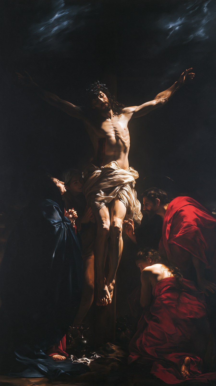 La Crucifixion — Caravage - ténébrisme · Portrait n° 8
