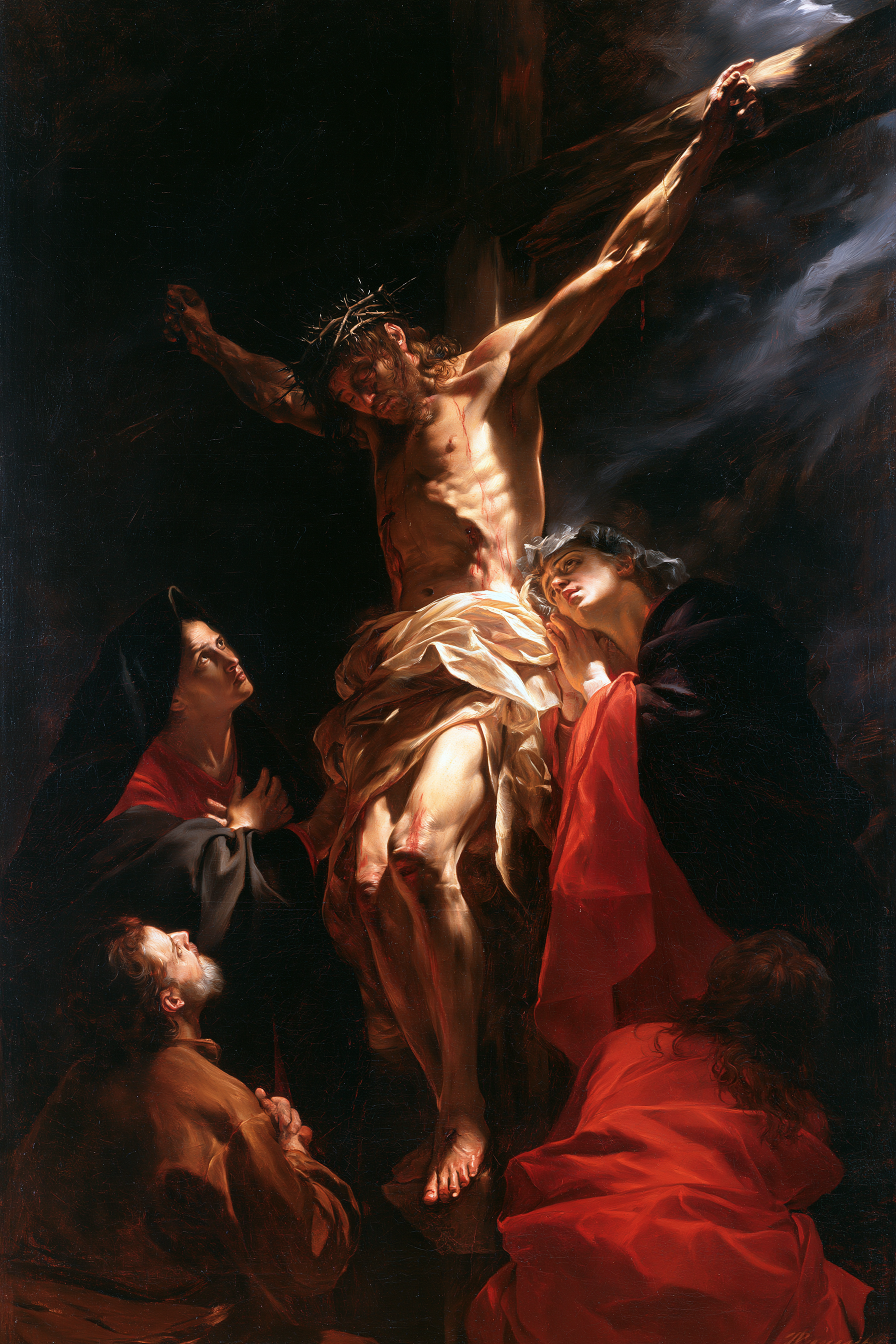 La Crucifixion — Caravage - ténébrisme · Portrait n° 9 — aperçu de la finition sélectionnée