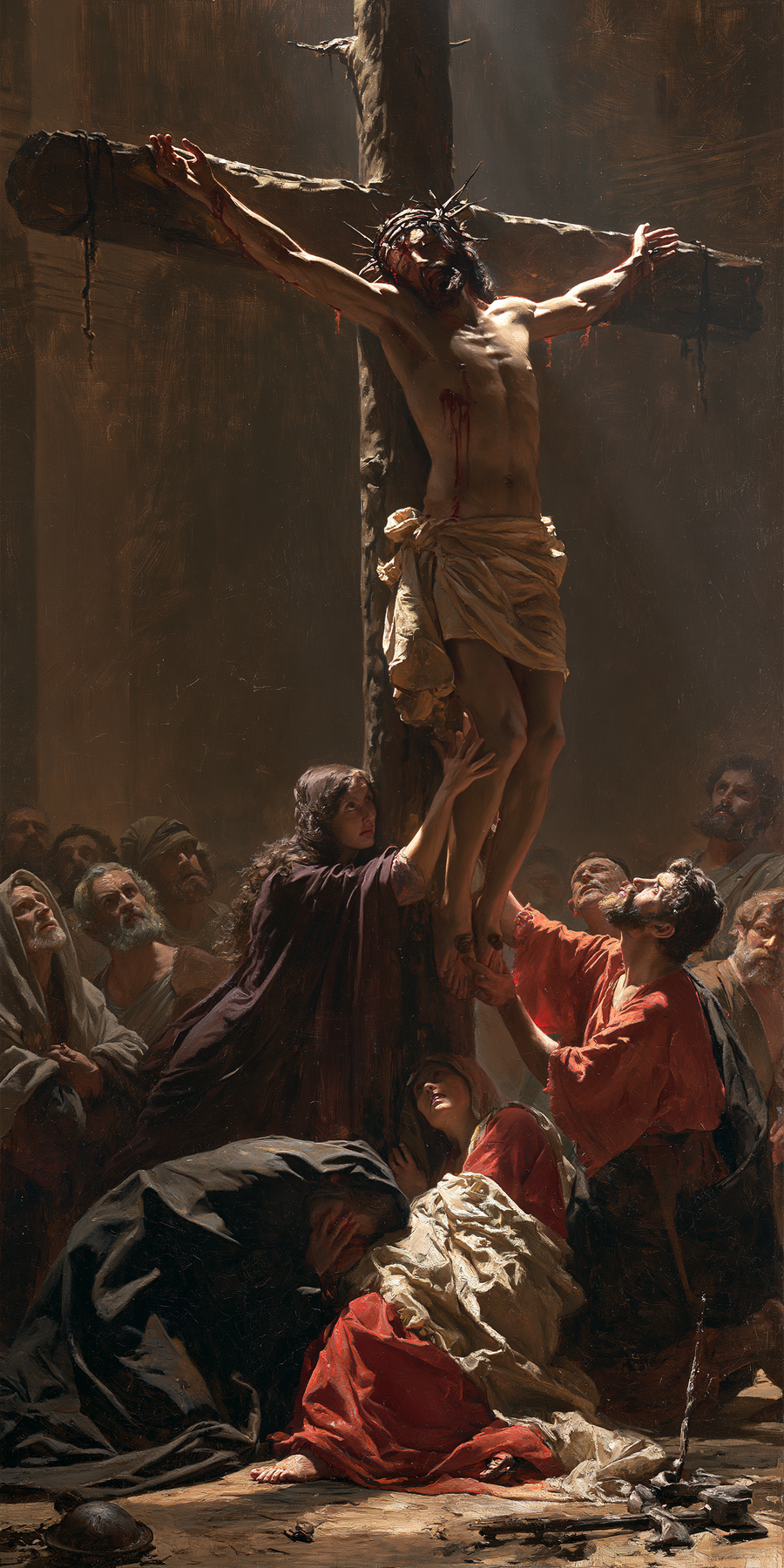 La Crucifixion — Explosion de mouvement · Portrait n° 4