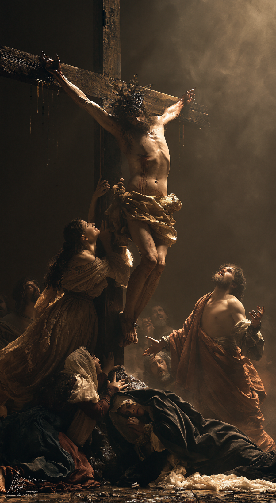La Crucifixion — Explosion de mouvement · Portrait n° 5