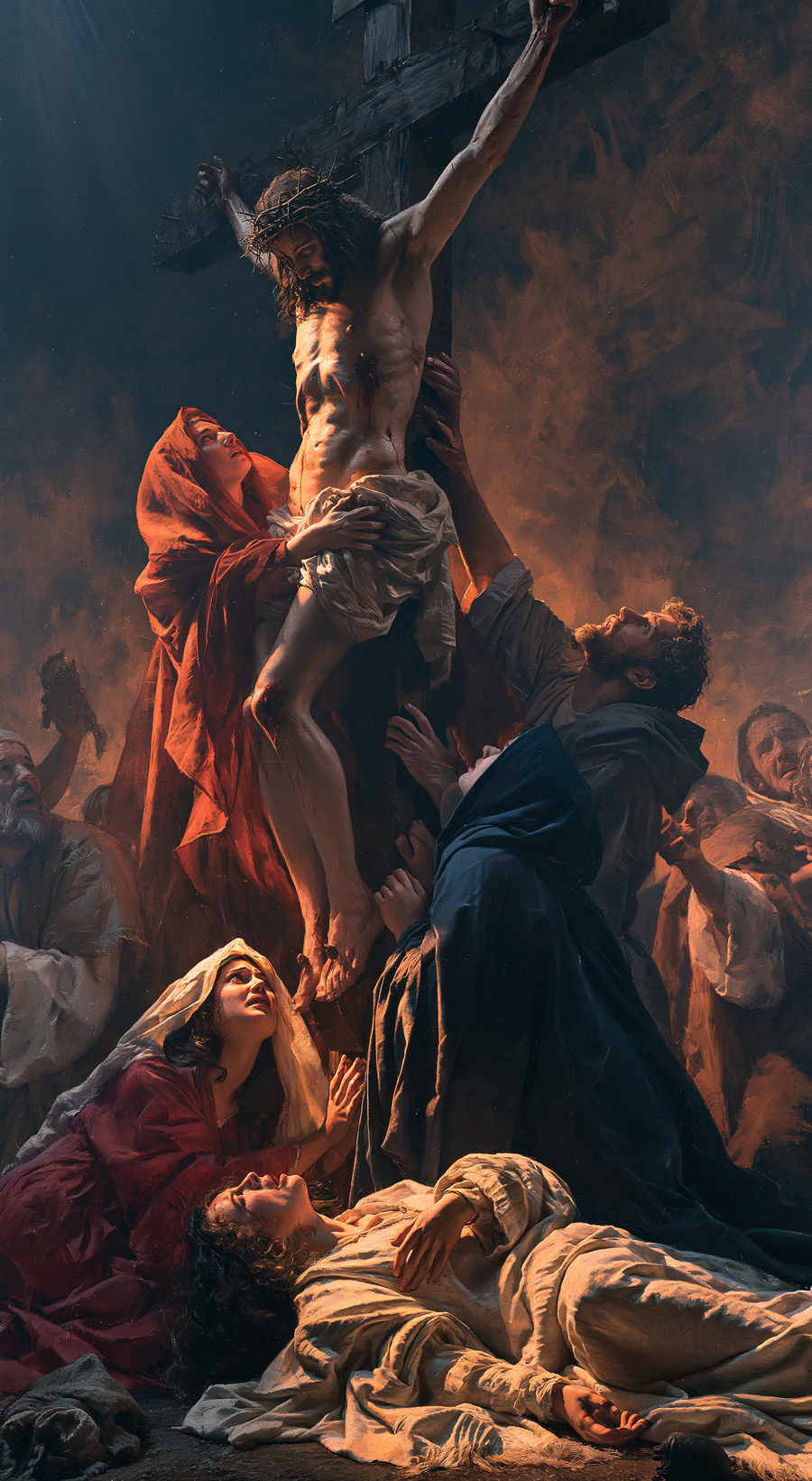 La Crucifixion — Explosion de mouvement · Portrait n° 6